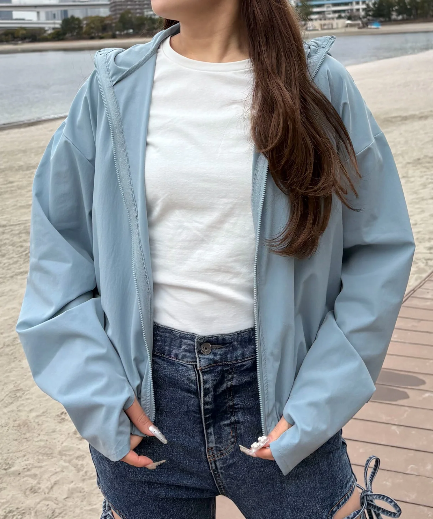 ラッシュガードZIPパーカー - Image 2