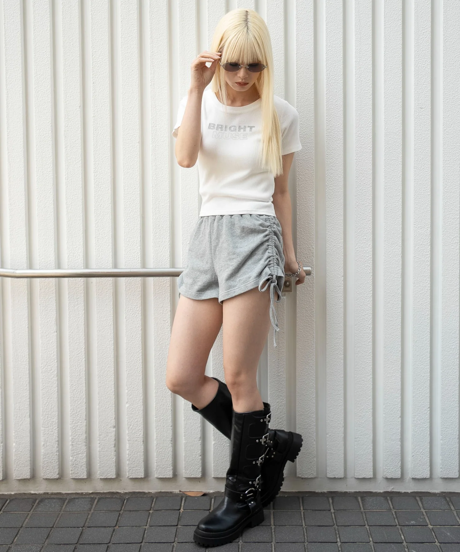 サイドドロストスウェットショートパンツ - Image 25