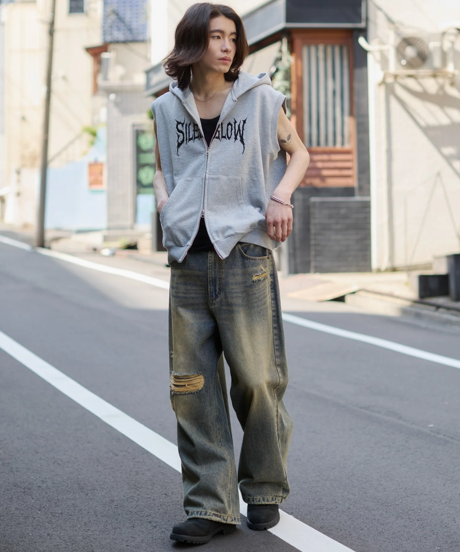ノースリZIPパーカー - Image 3