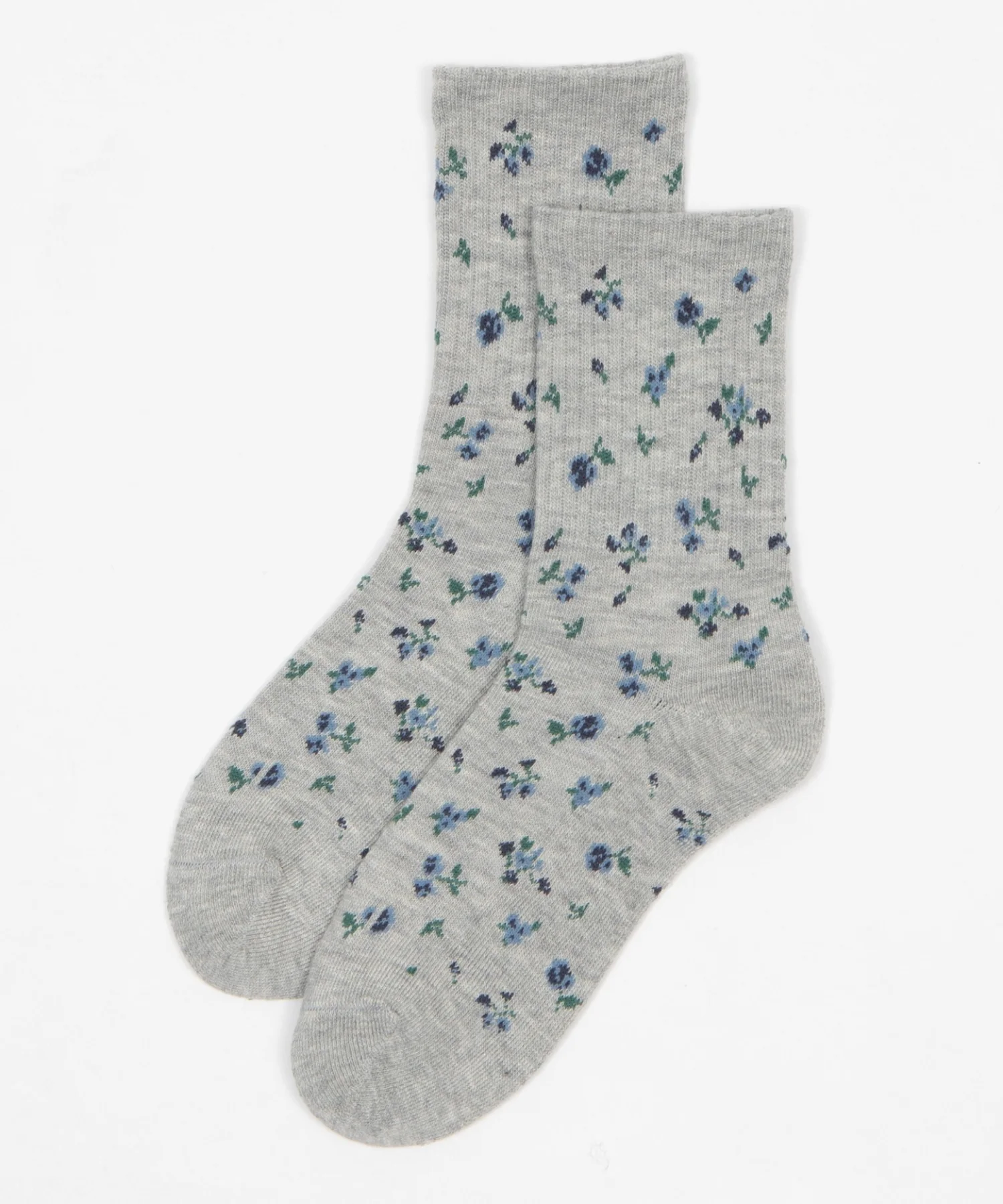 フラワー総柄リブソックス(23-25cm) - Image 8