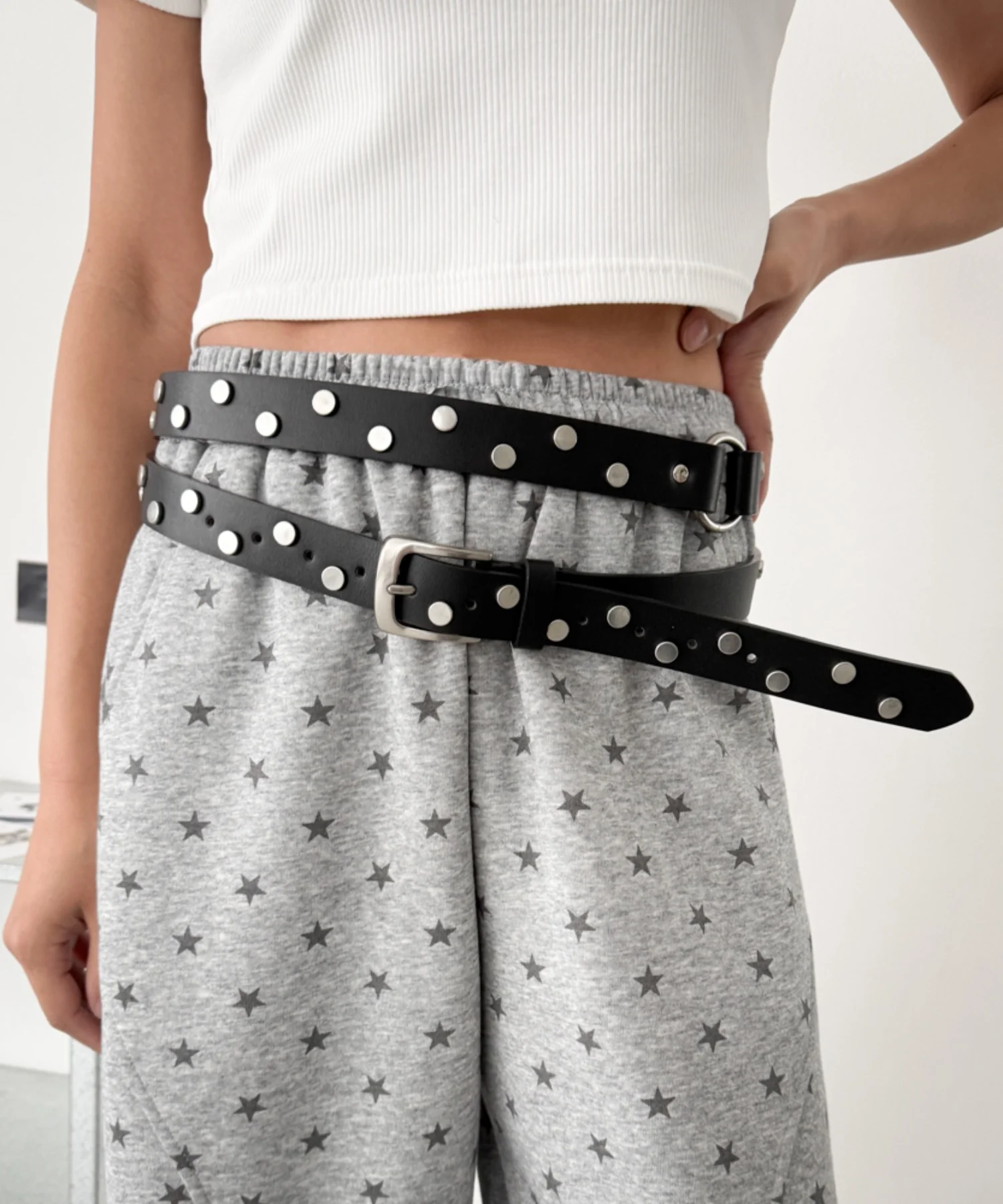 Lスタッズロングベルト - Image 4