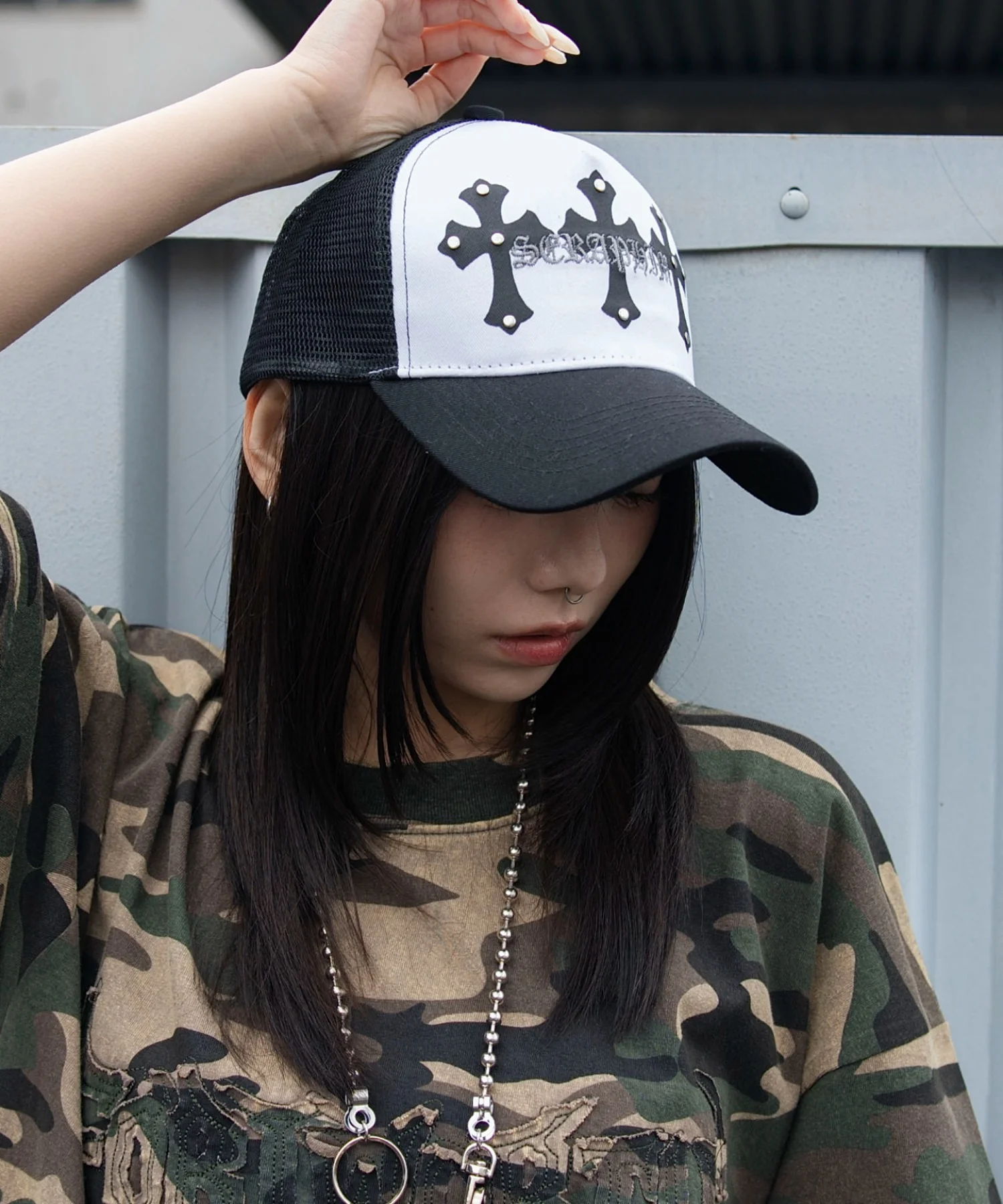 クロススタッズメッシュキャップ - Image 7
