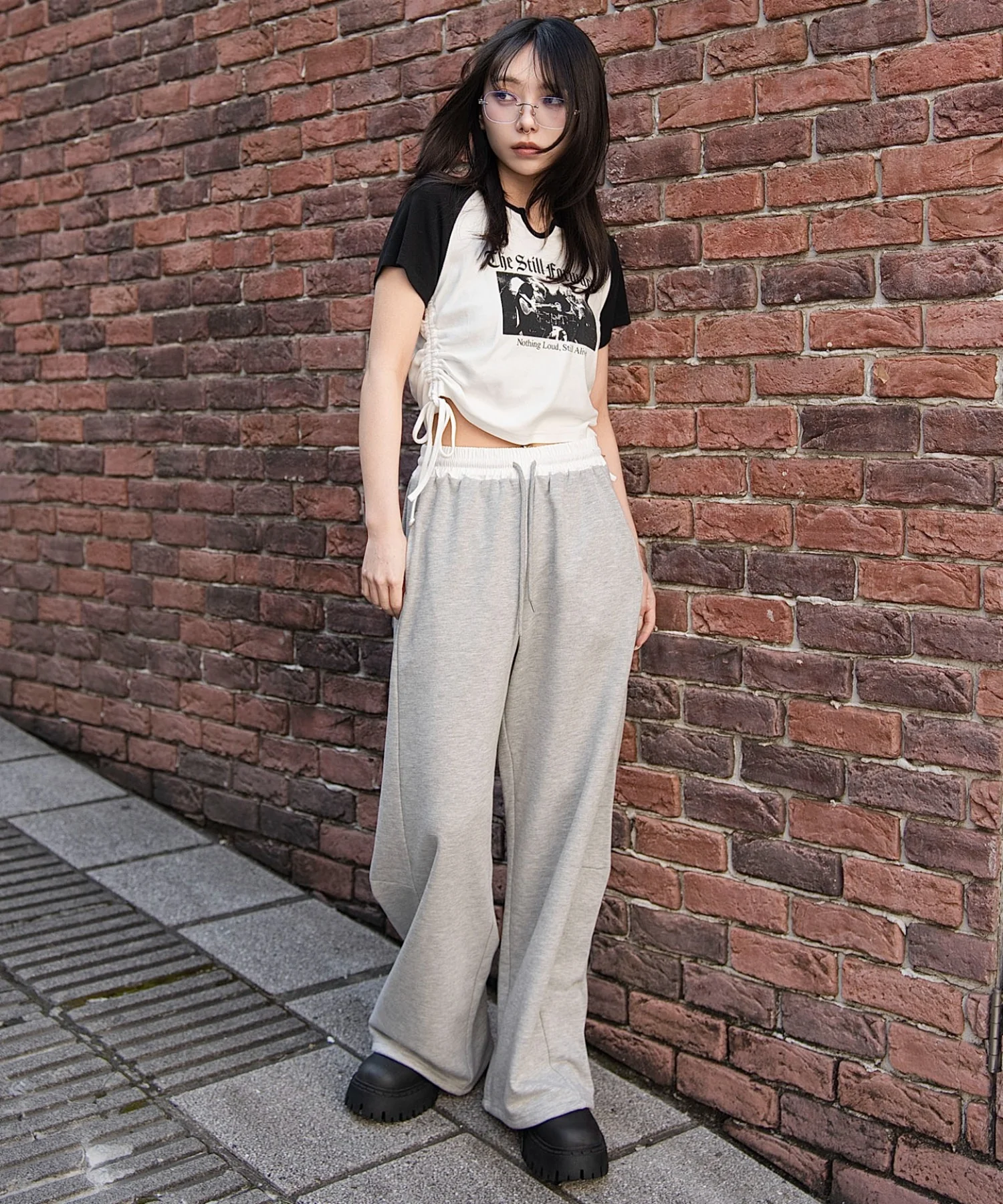 カーブデザインスウェットパンツ - Image 12