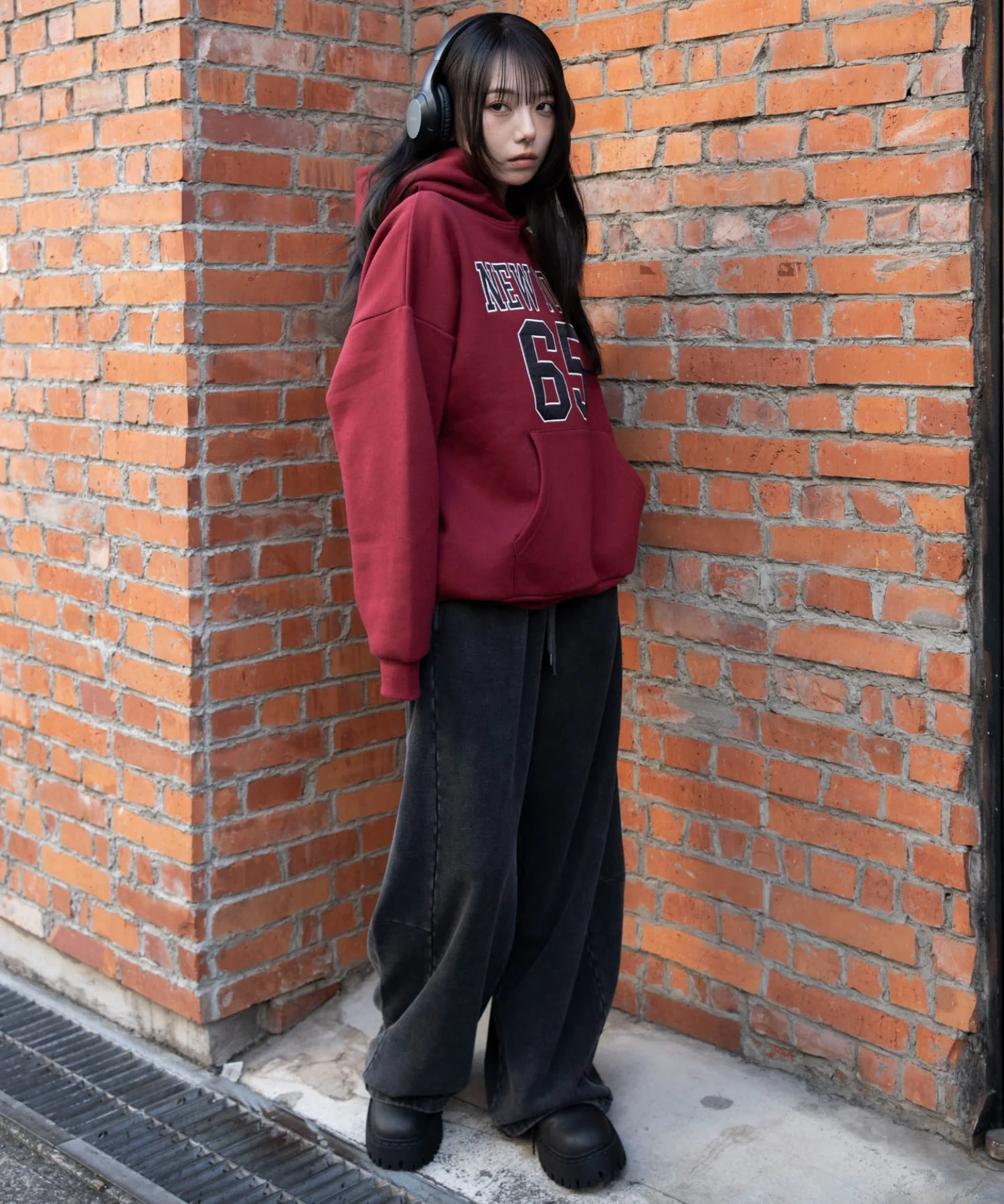 カーブデザインスウェットパンツ - Image 24