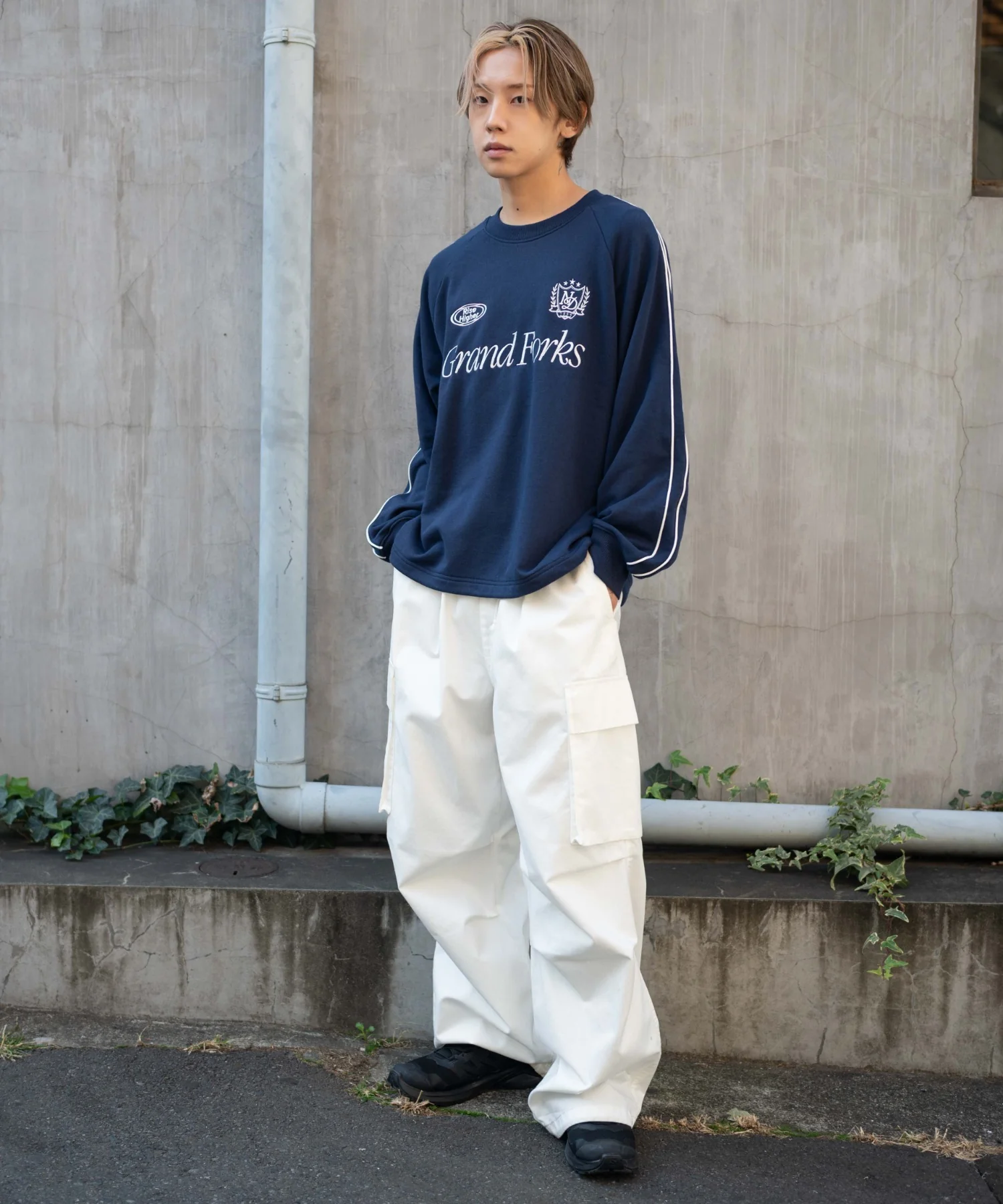 ショートドロストラインプルオーバー - Image 4