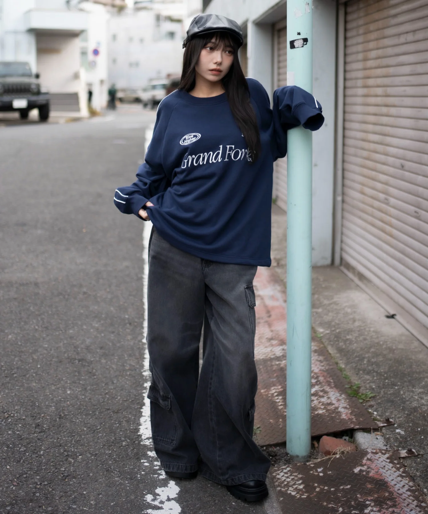 ショートドロストラインプルオーバー - Image 5