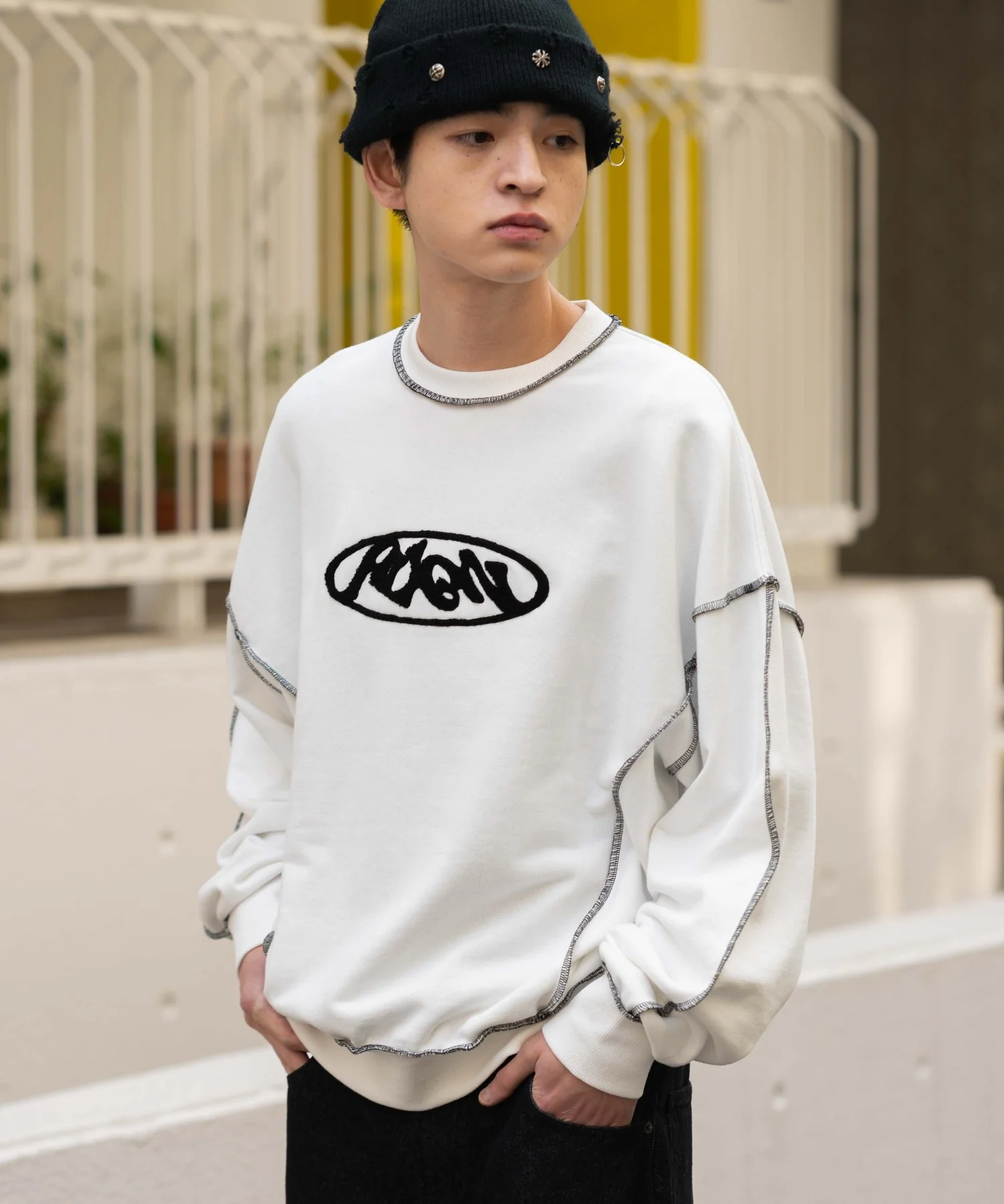 ショートカラーステッチサガラロゴプルオーバー - Image 15