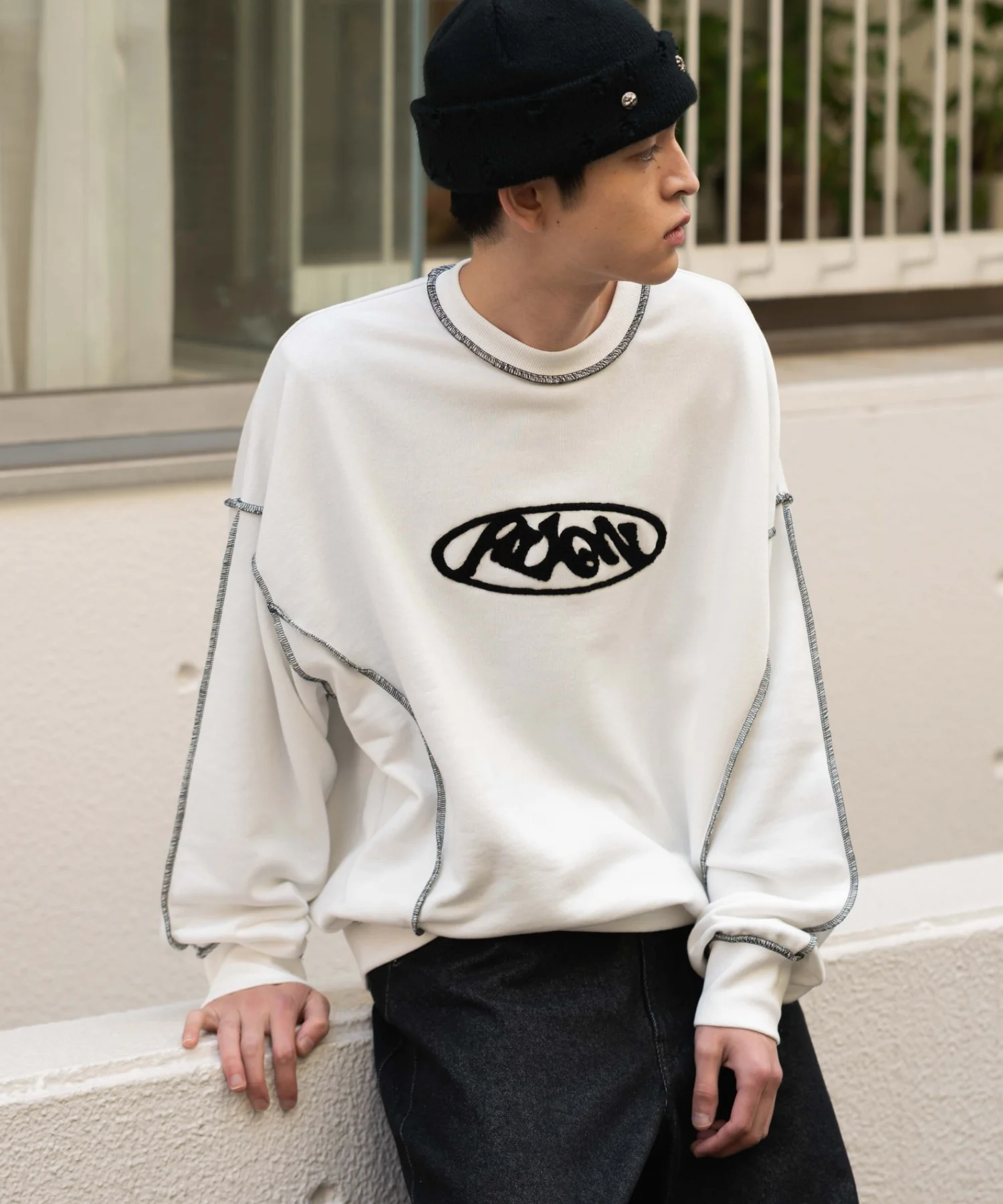 ショートカラーステッチサガラロゴプルオーバー - Image 16