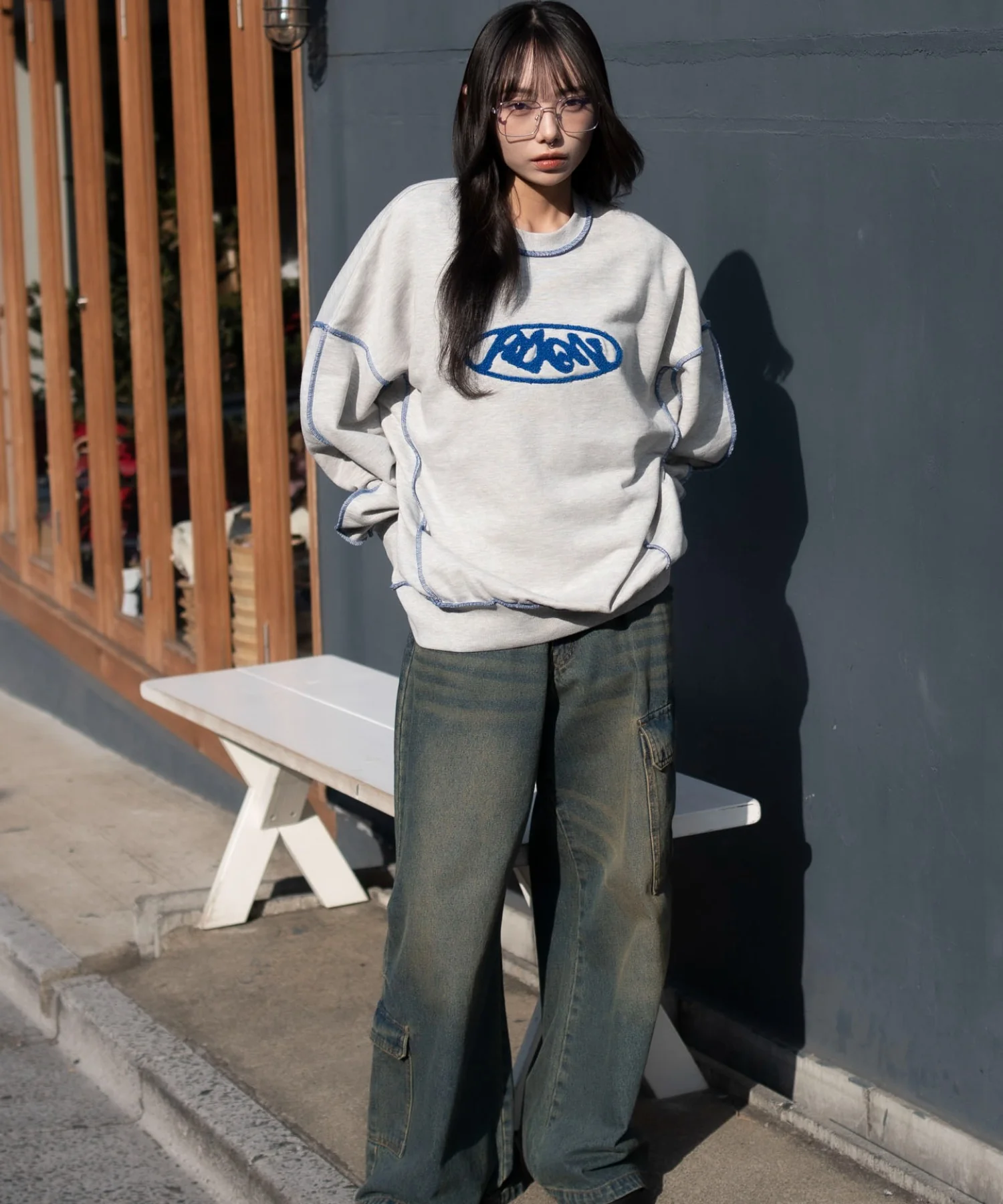 ショートカラーステッチサガラロゴプルオーバー - Image 7