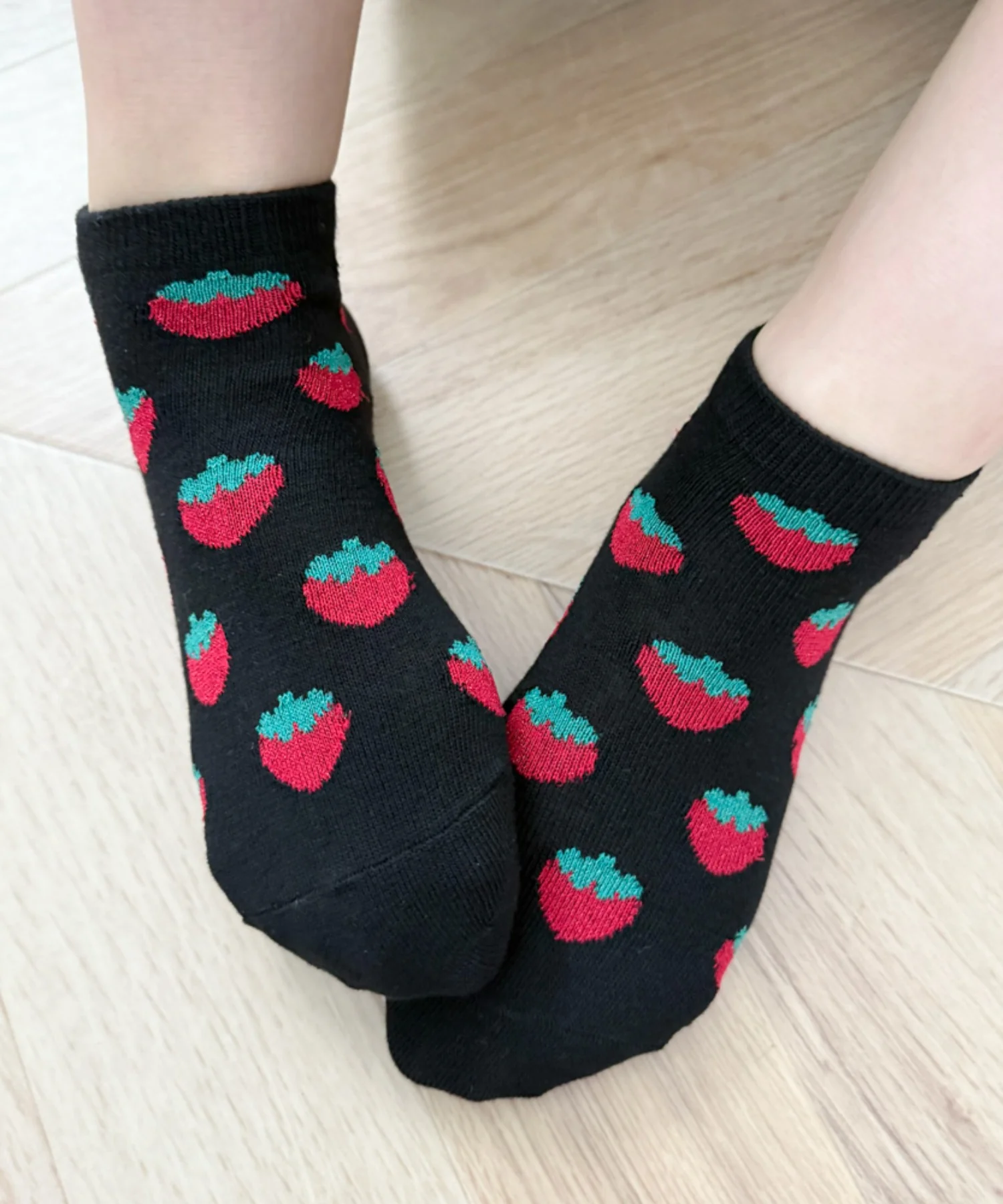 フルーツラメ総柄ショートソックス(23-25cm) - Image 2