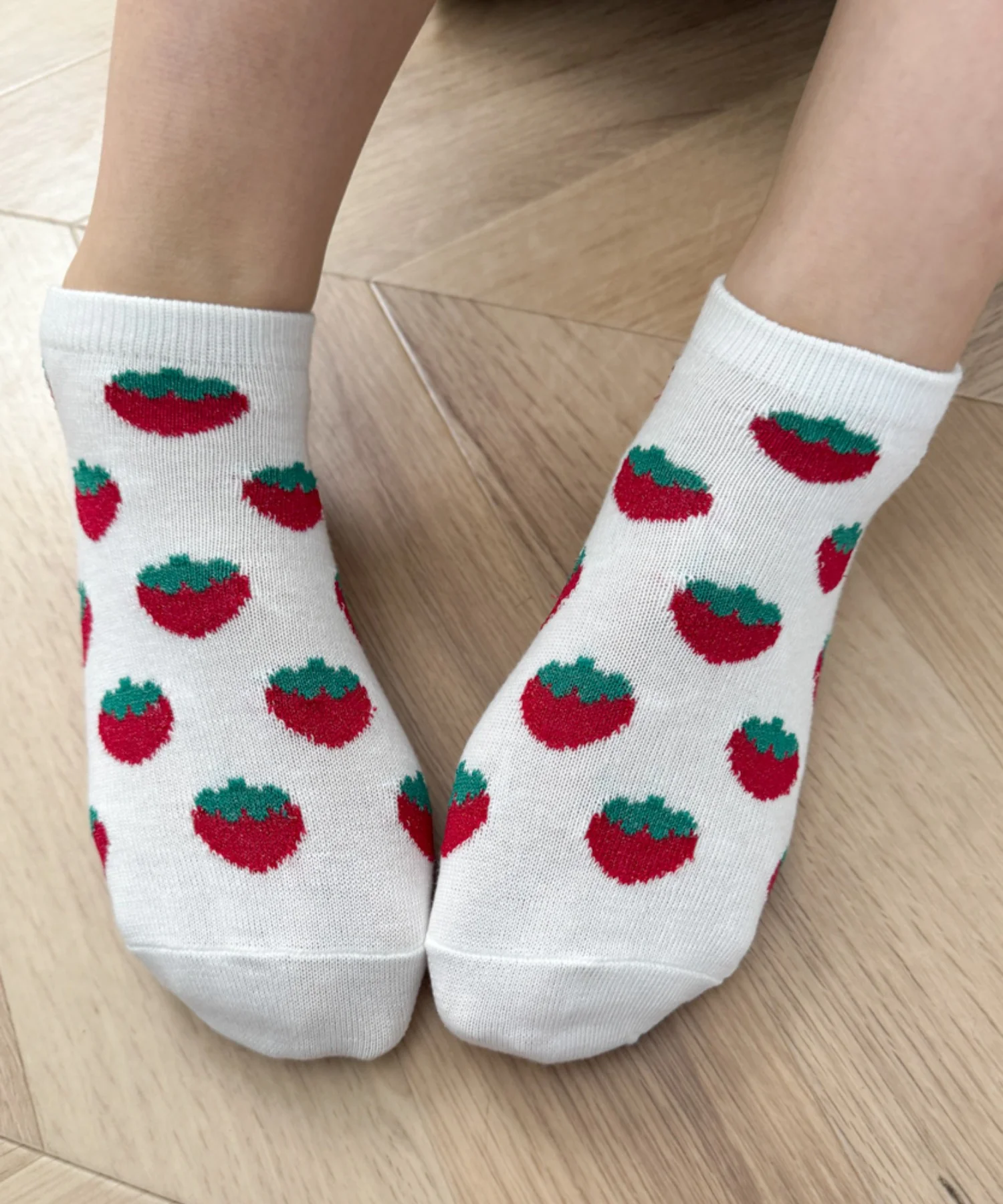 フルーツラメ総柄ショートソックス(23-25cm) - Image 3