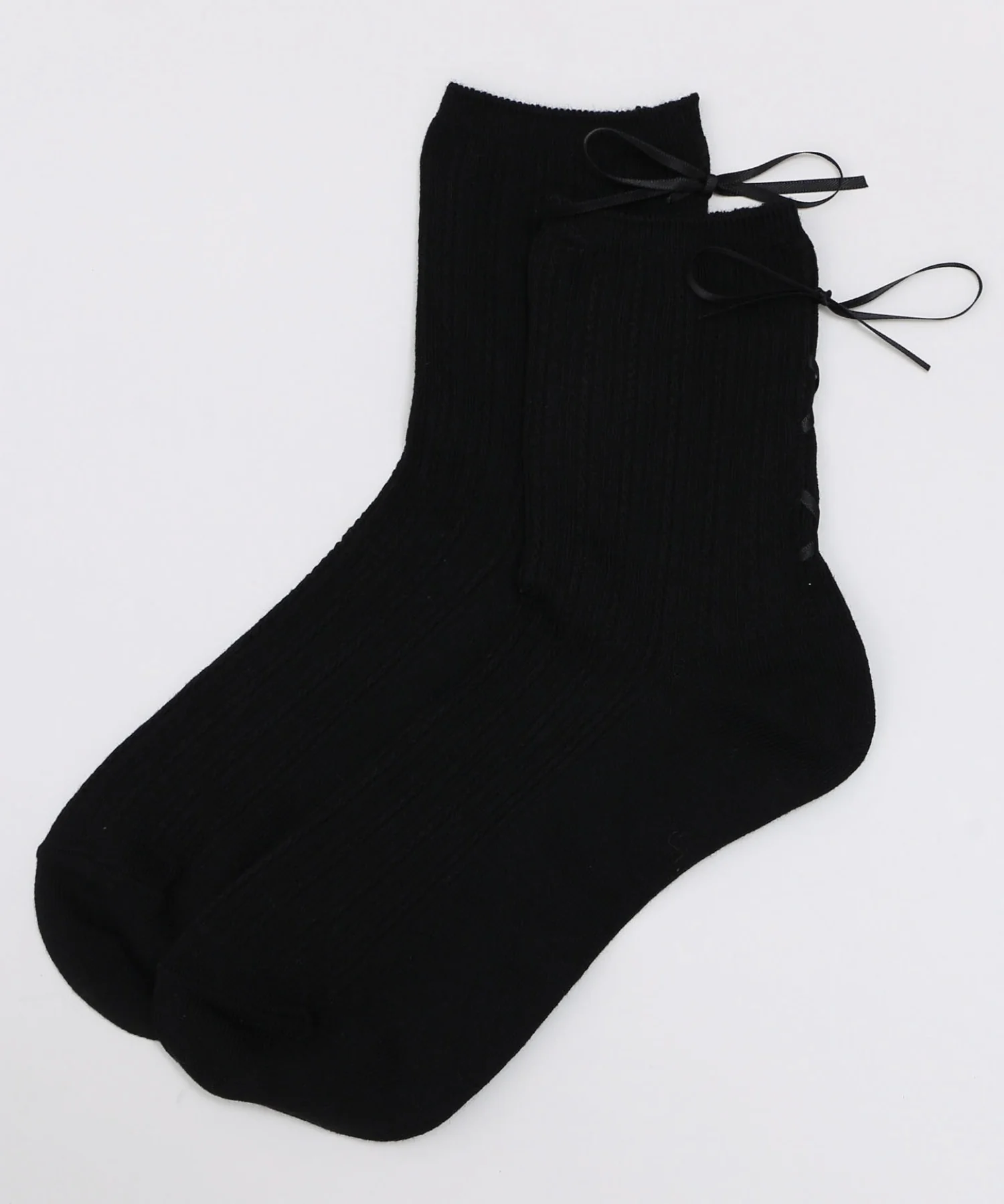 レースアップバックリボンソックス(23-25cm) - Image 12