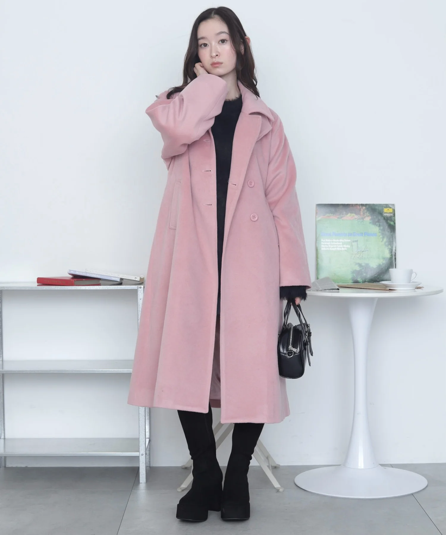 オーバーサイズダブルロングコート - Image 18