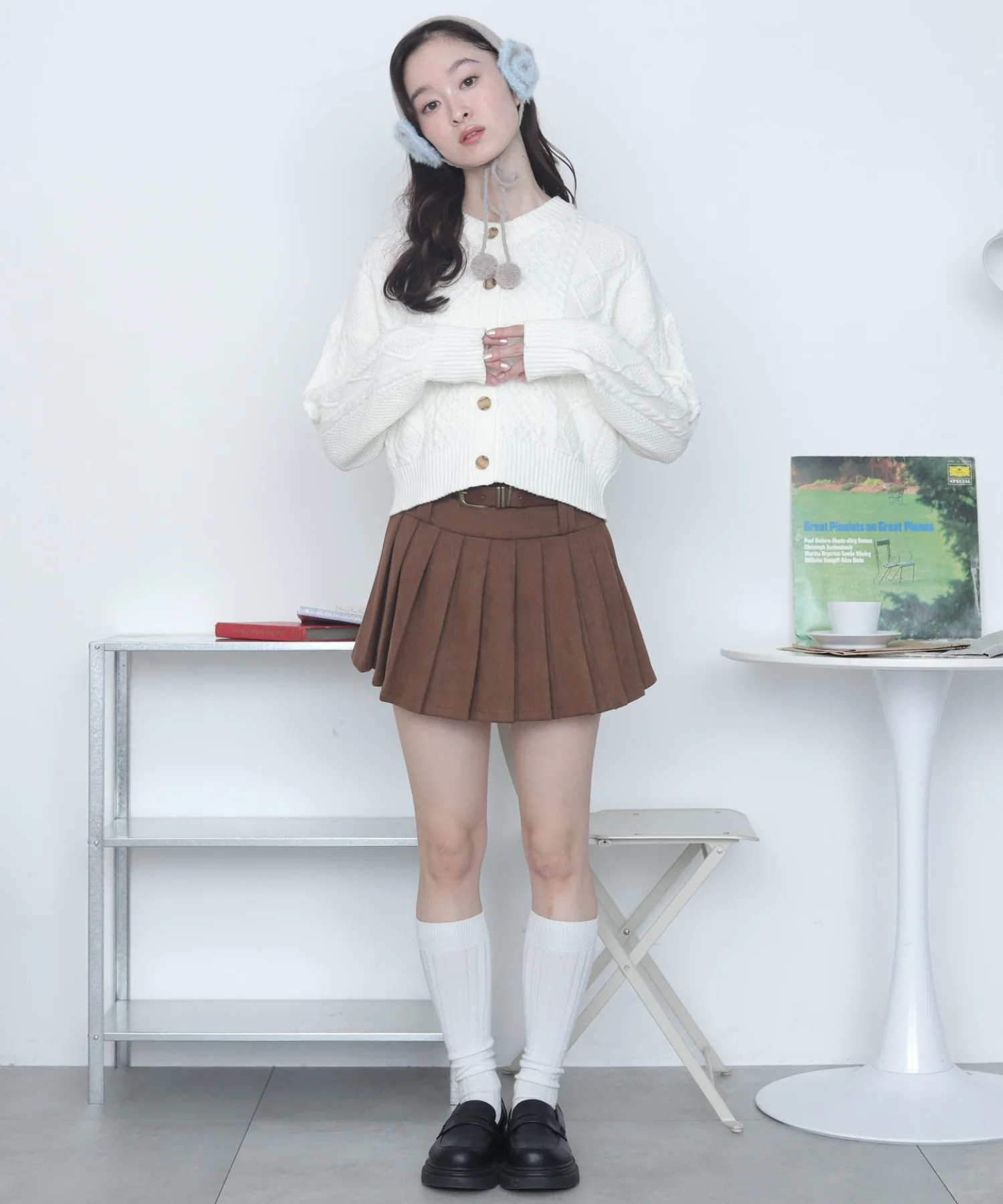 ケーブルニットカーディガン - Image 5