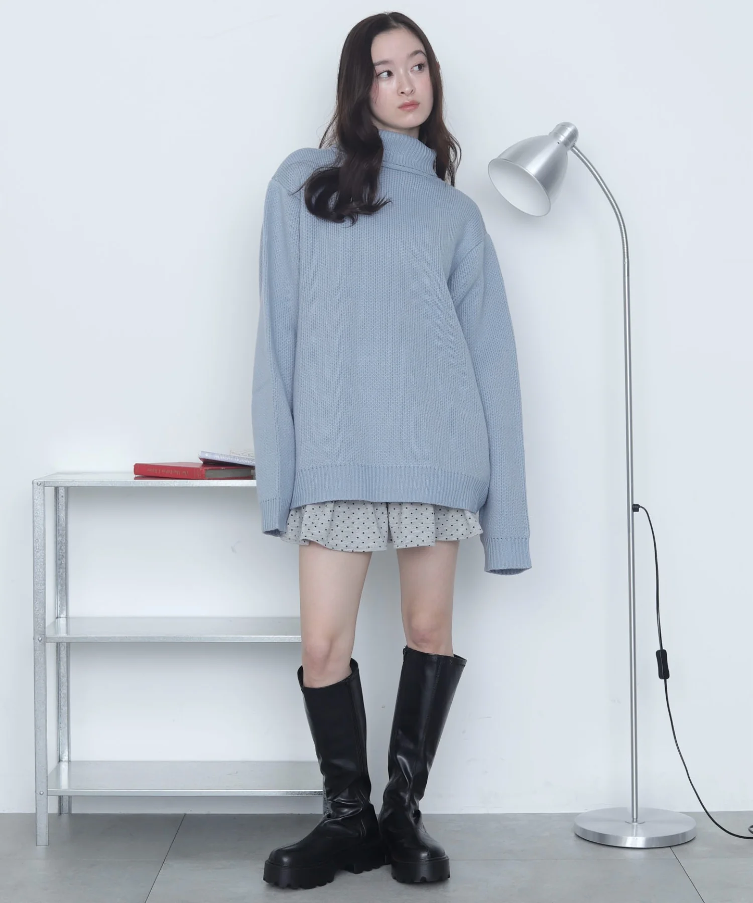 タートルネックオーバーニット - Image 6