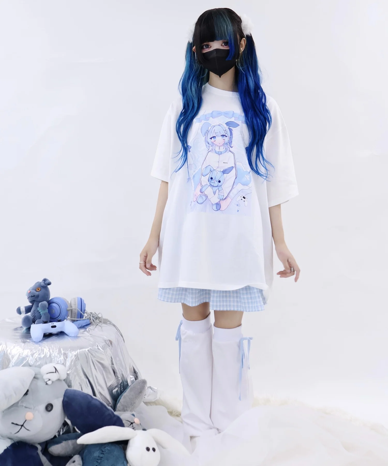 闇うさぎ擬人化ティー - Image 14