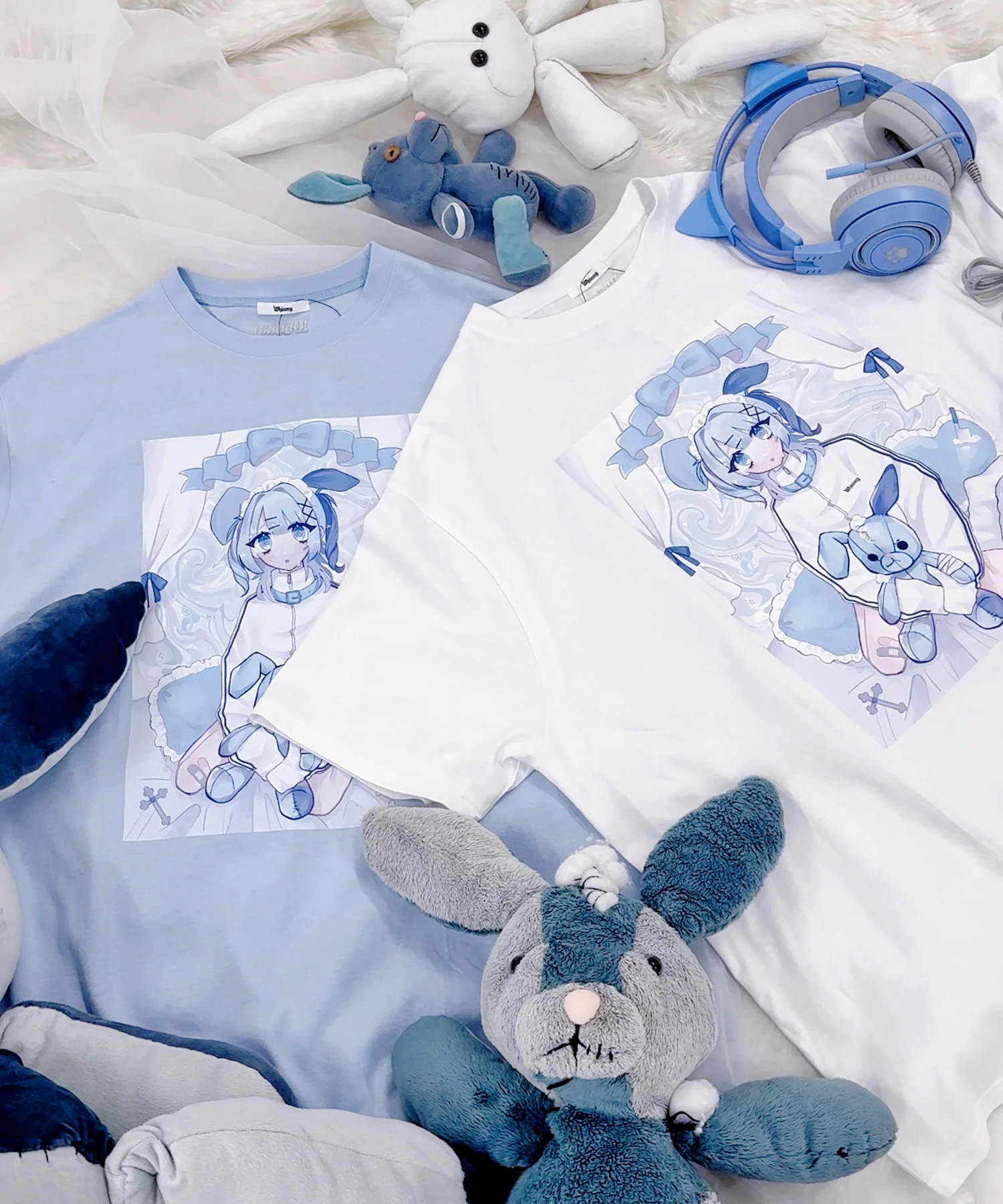 闇うさぎ擬人化ティー - Image 3
