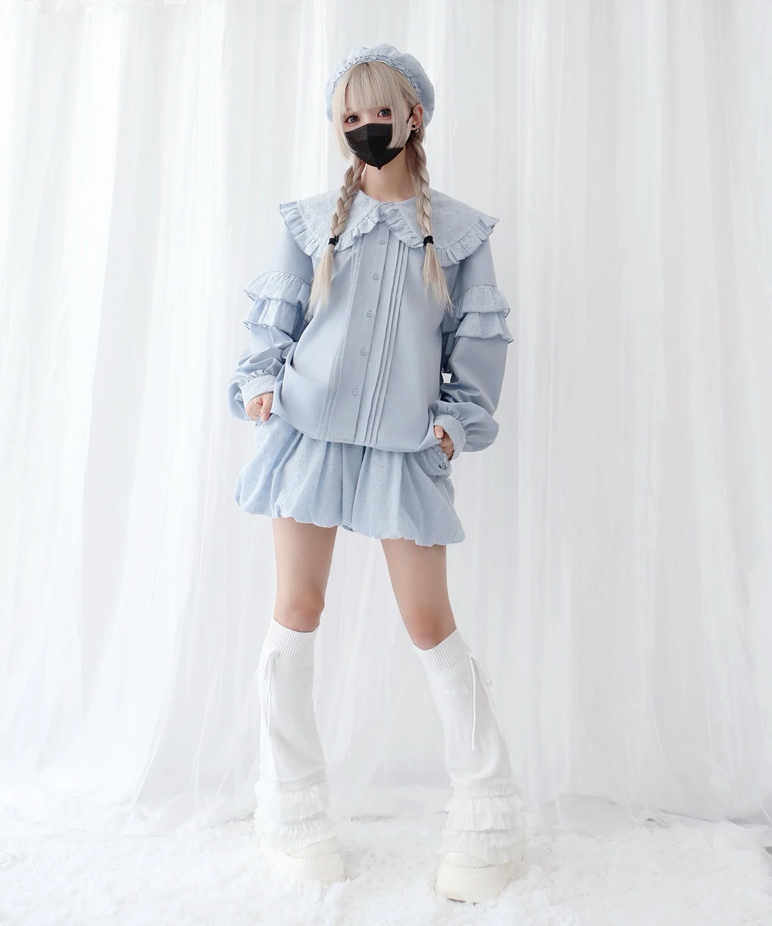 ぷあぷあ綿雲もぐもぐブラウス - Image 11