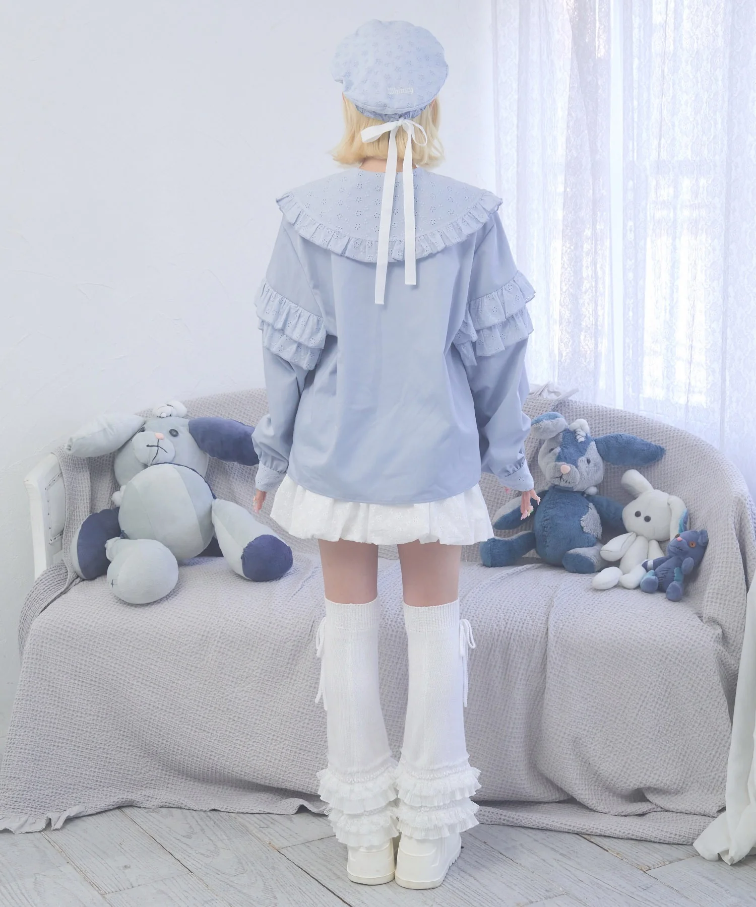 ぷあぷあ綿雲もぐもぐブラウス - Image 9