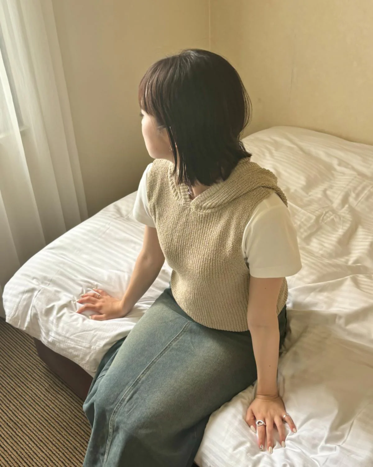 ノースリニットフーディ - Image 10