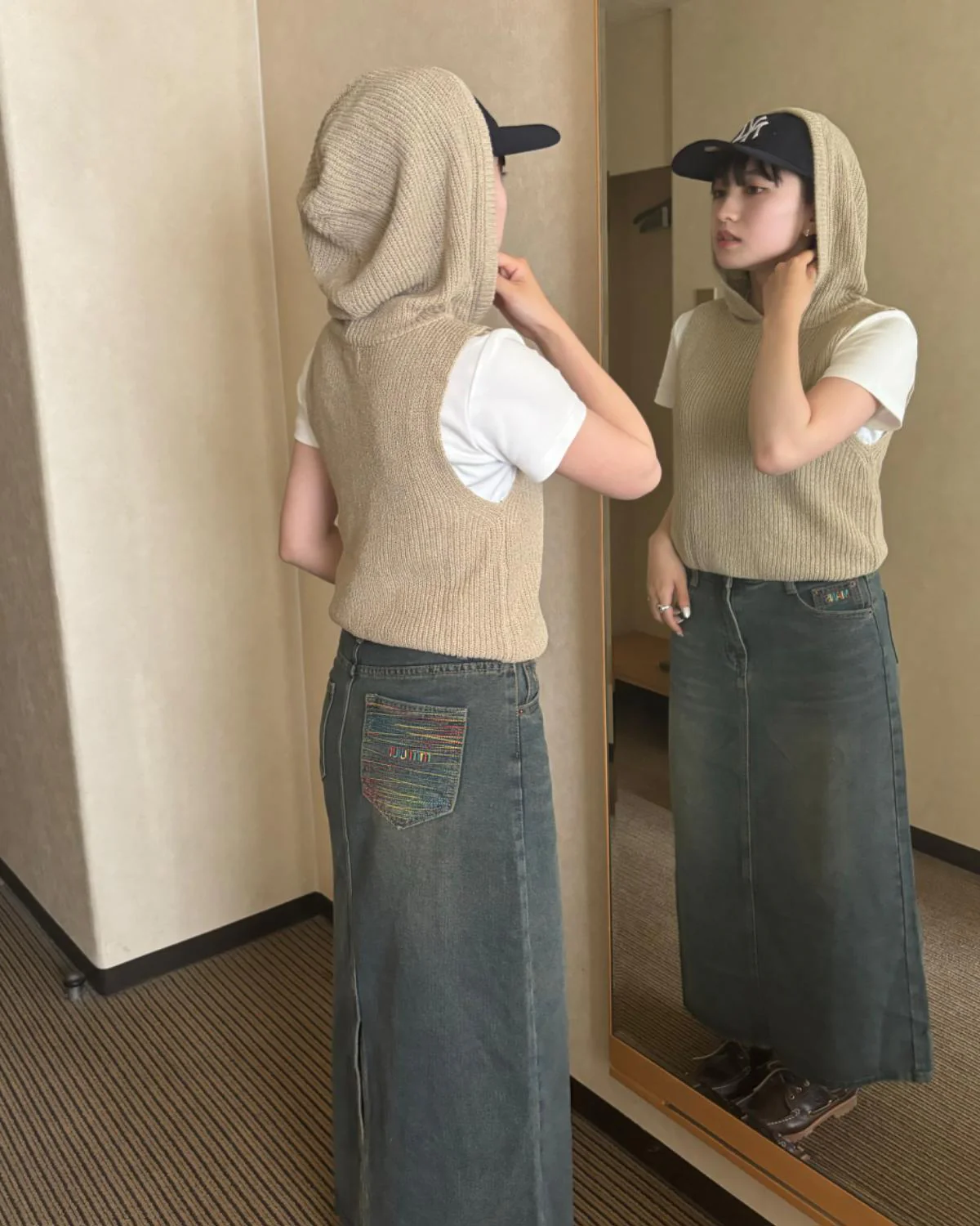 ノースリニットフーディ - Image 12