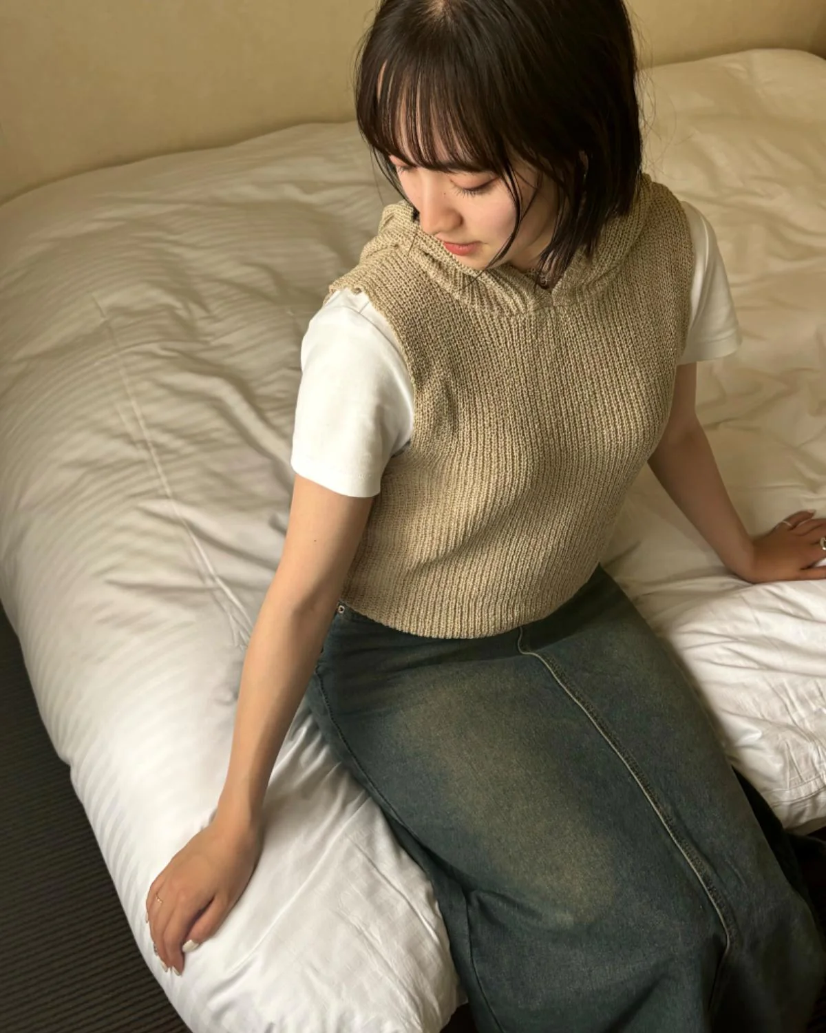 ノースリニットフーディ - Image 8