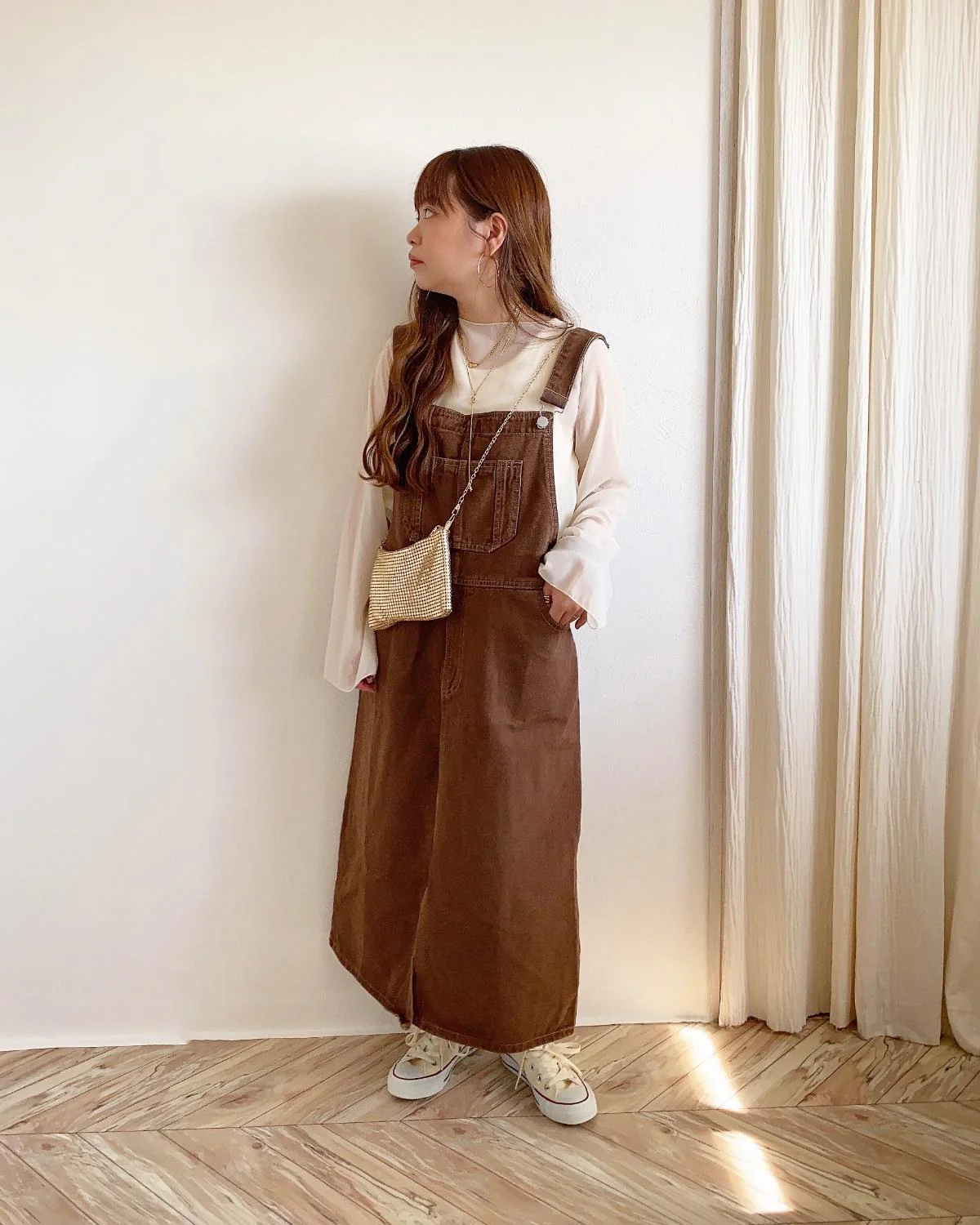 ロングジャンパースカート - Image 4