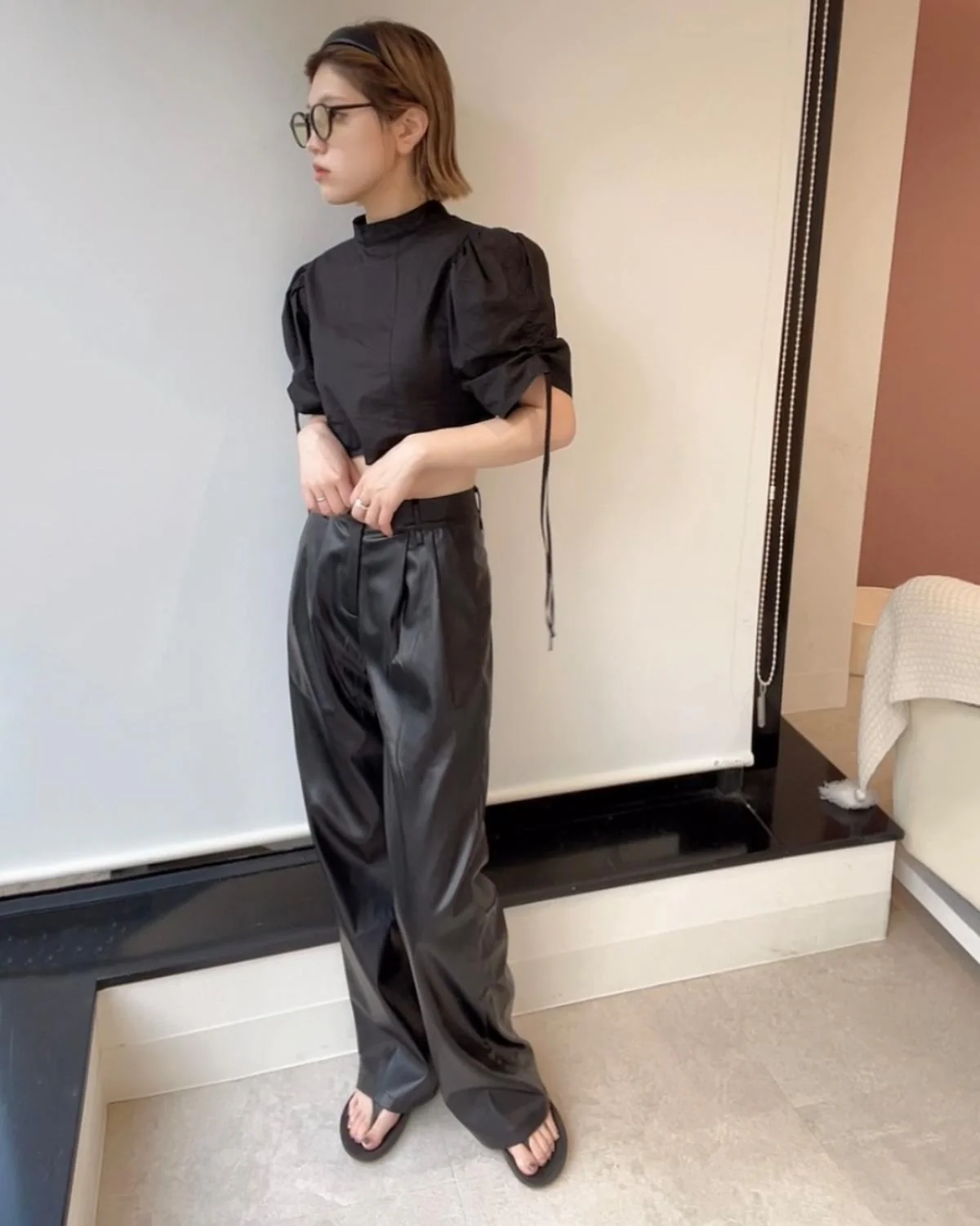 ウエストタックワイドボトム - Image 19