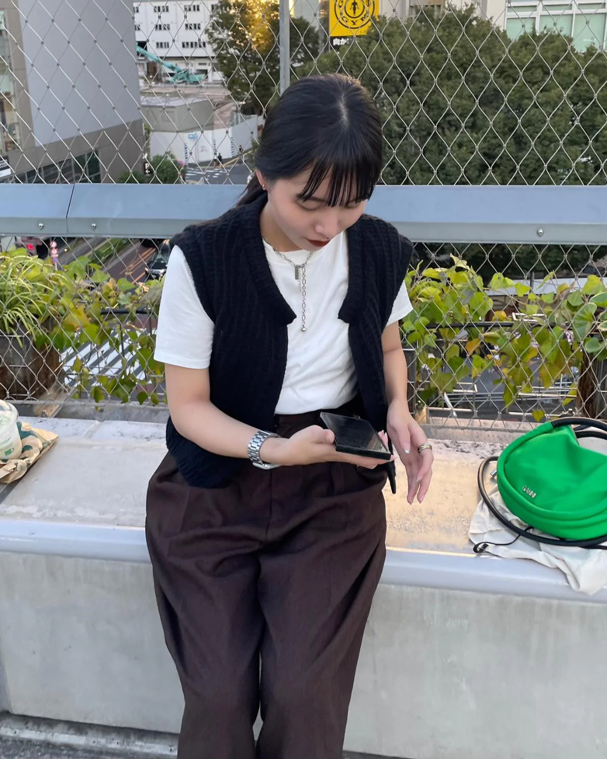 コンパクトニットベスト - Image 5