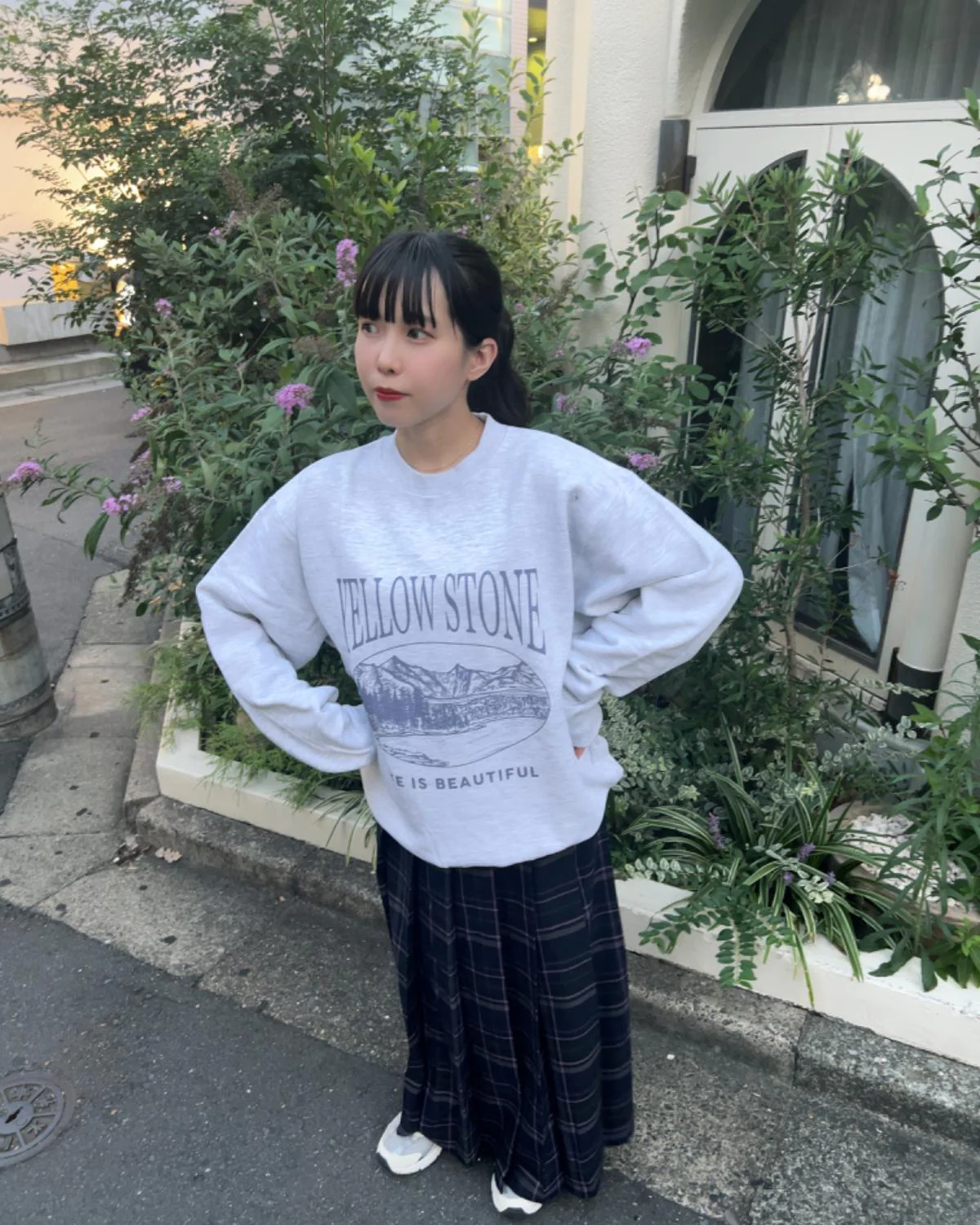チェックプリーツスカート - Image 4