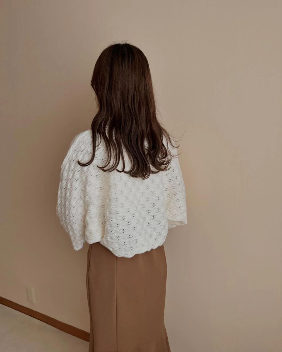 透かし編みアンサンブルニット - Image 6