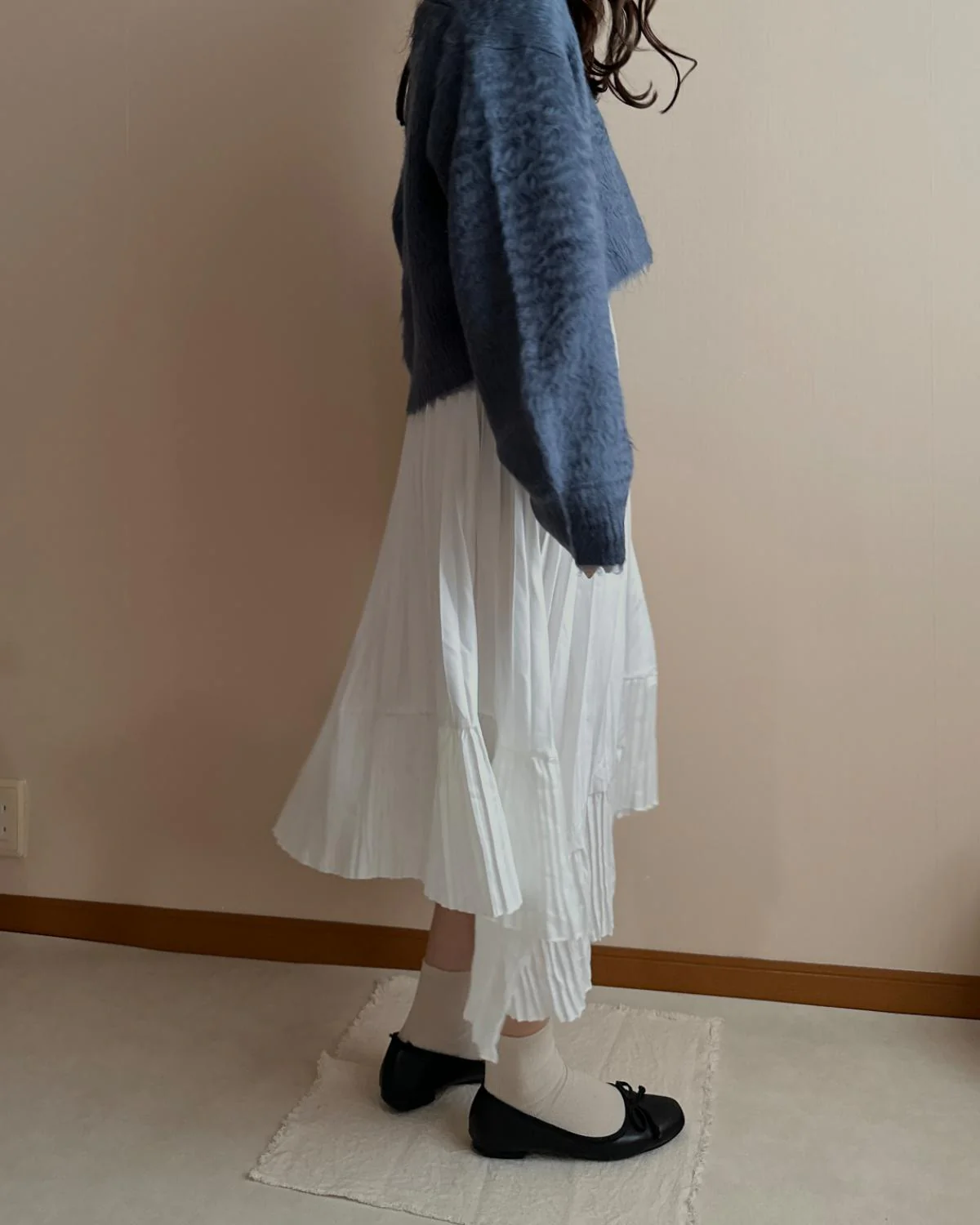プリーツアシメロングスカート - Image 7