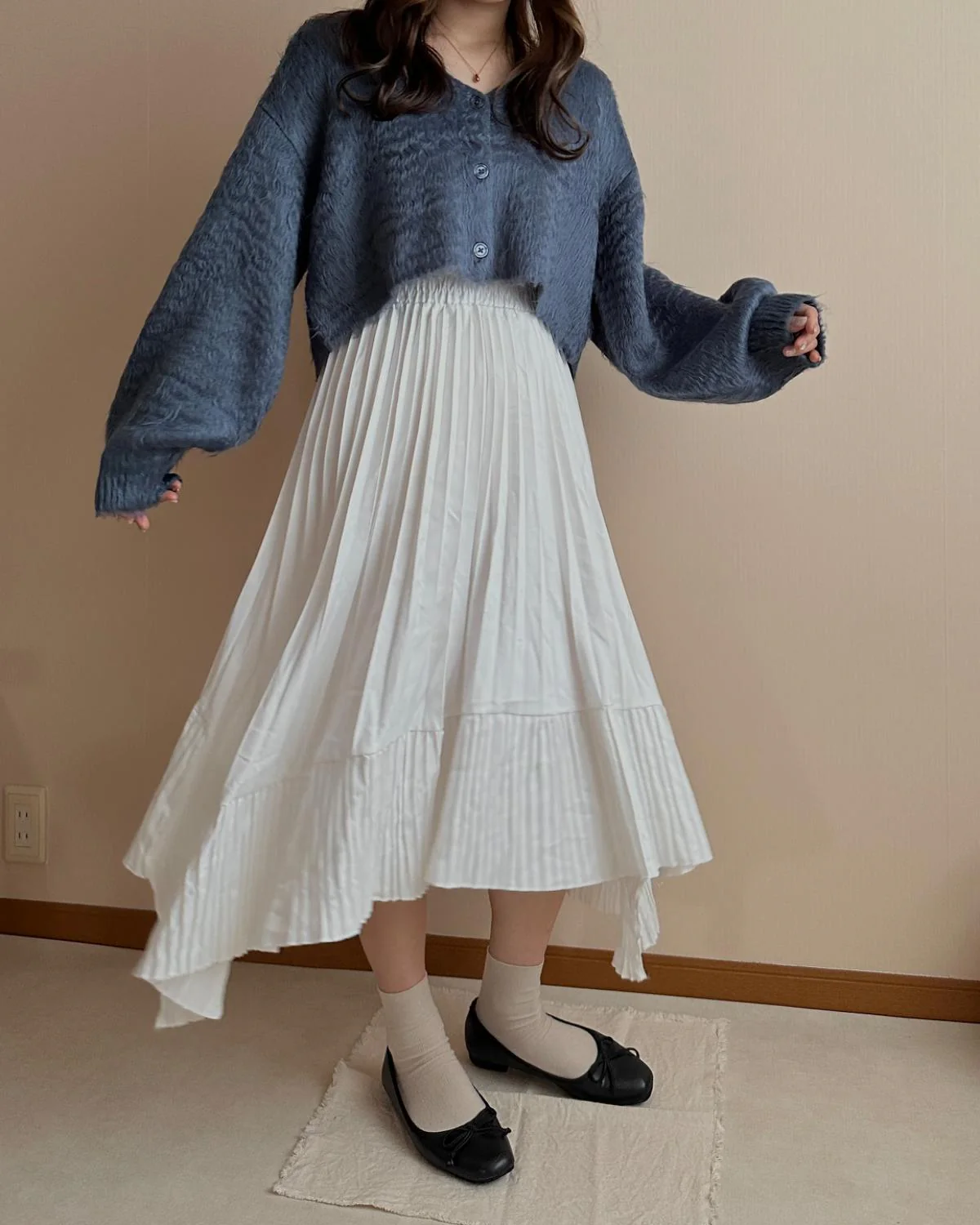 プリーツアシメロングスカート - Image 8