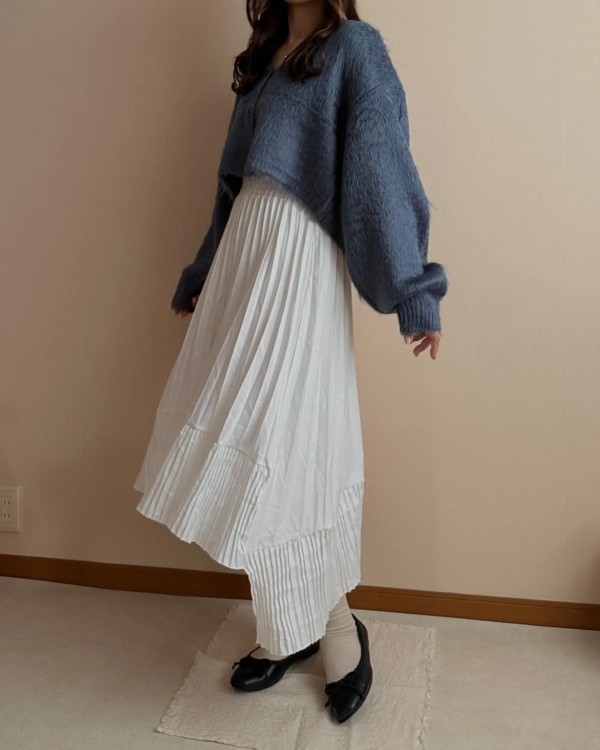 プリーツアシメロングスカート - Image 9