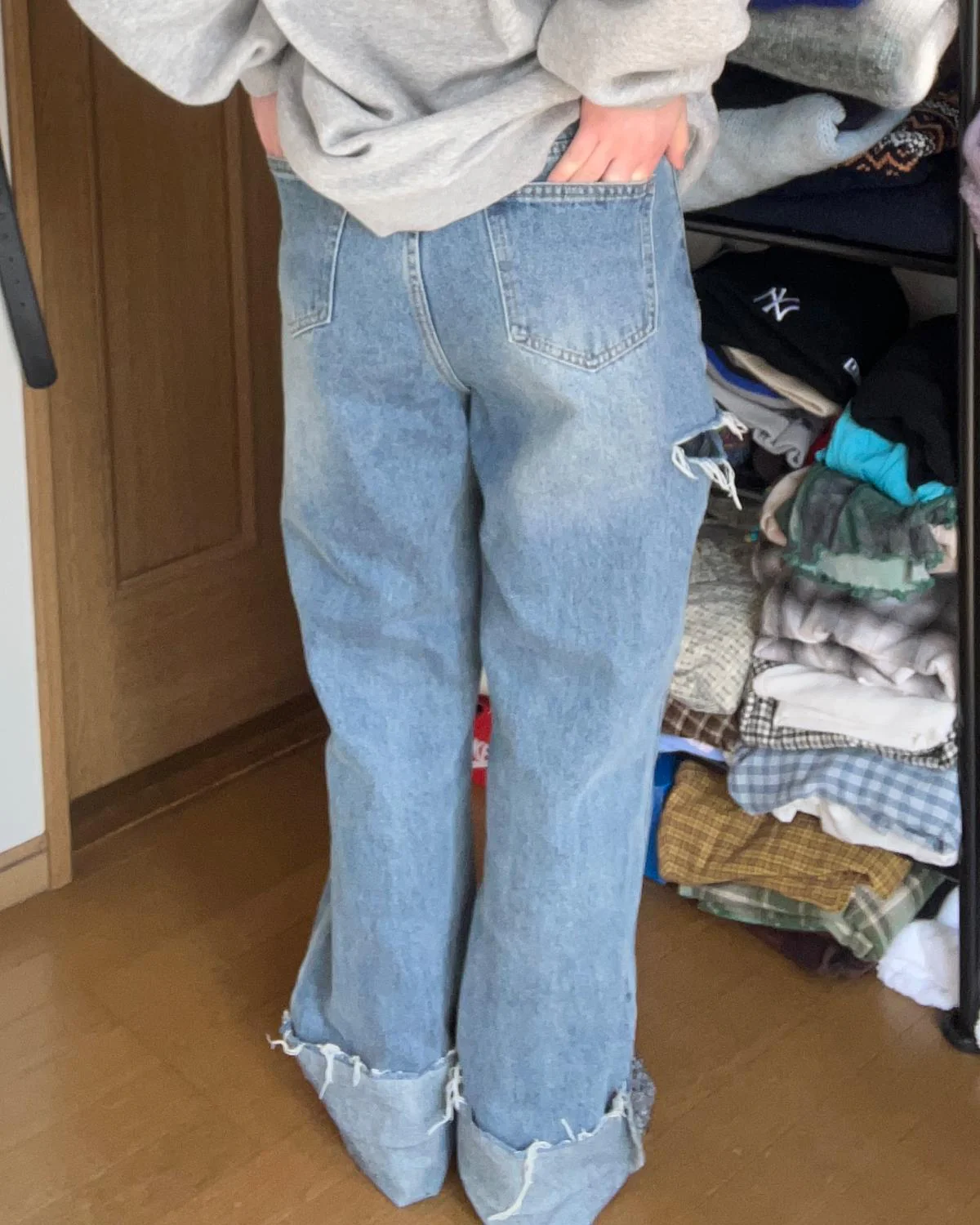 カッティングワイドデニム - Image 11