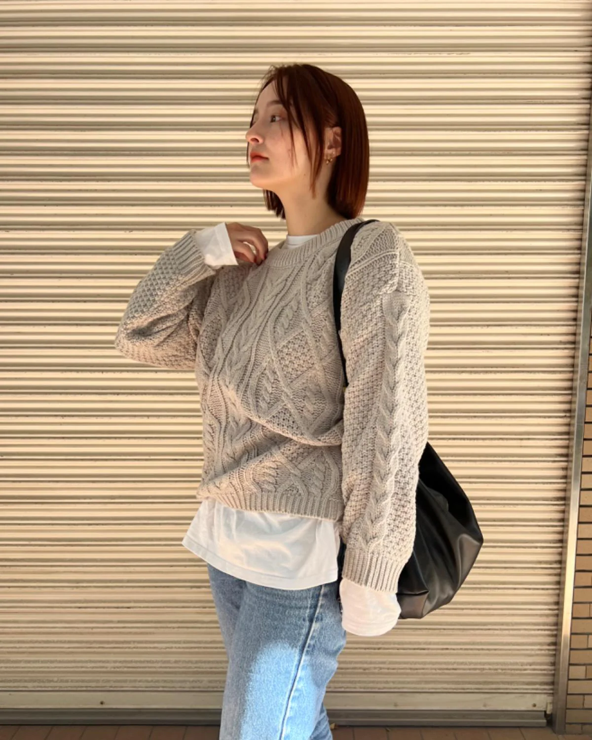 ケーブルニットトップス - Image 4