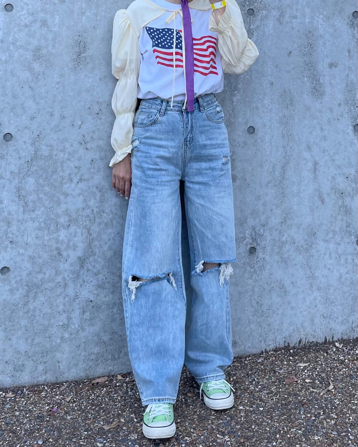 クラッシュデニムパンツ - Image 6