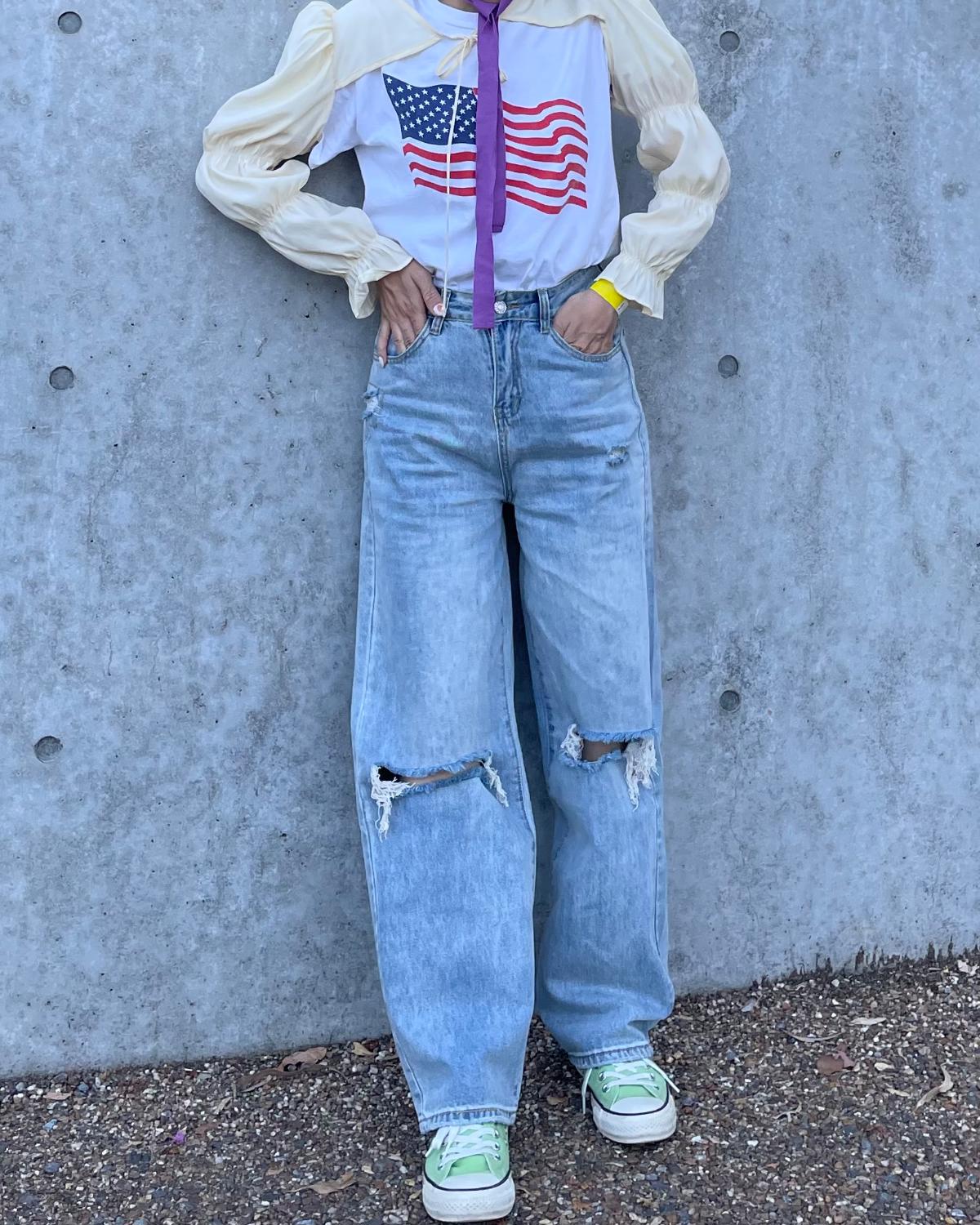 クラッシュデニムパンツ - Image 7