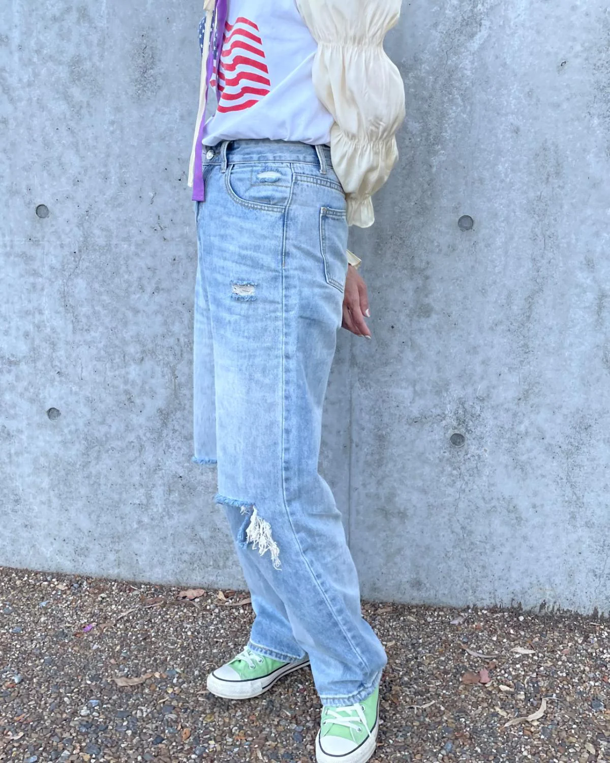 クラッシュデニムパンツ - Image 8