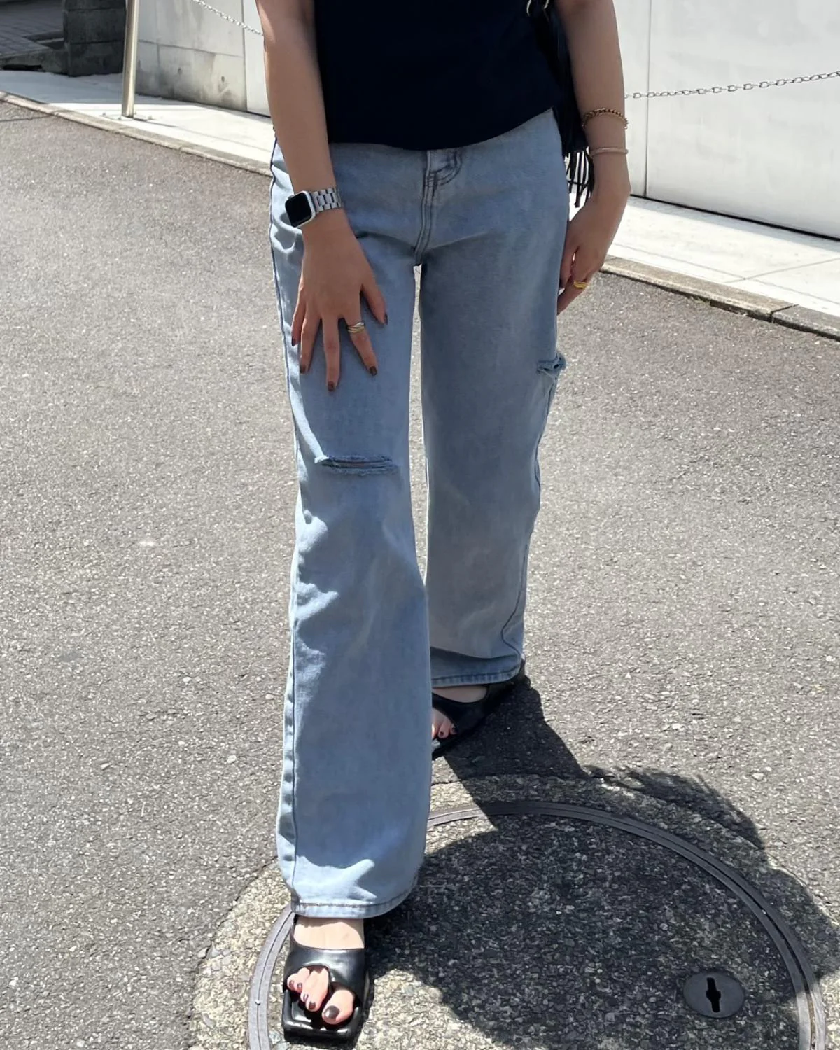 サイドスリットデニムパンツ - Image 10