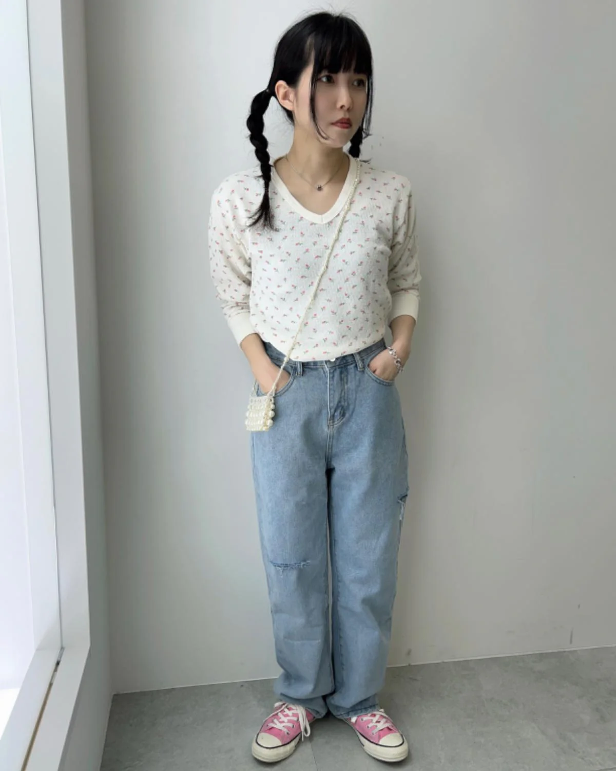 サイドスリットデニムパンツ - Image 2