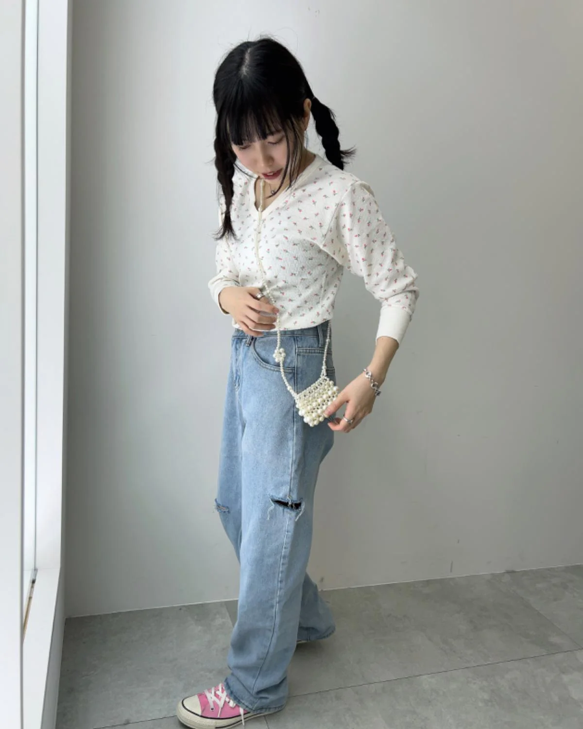 サイドスリットデニムパンツ - Image 3