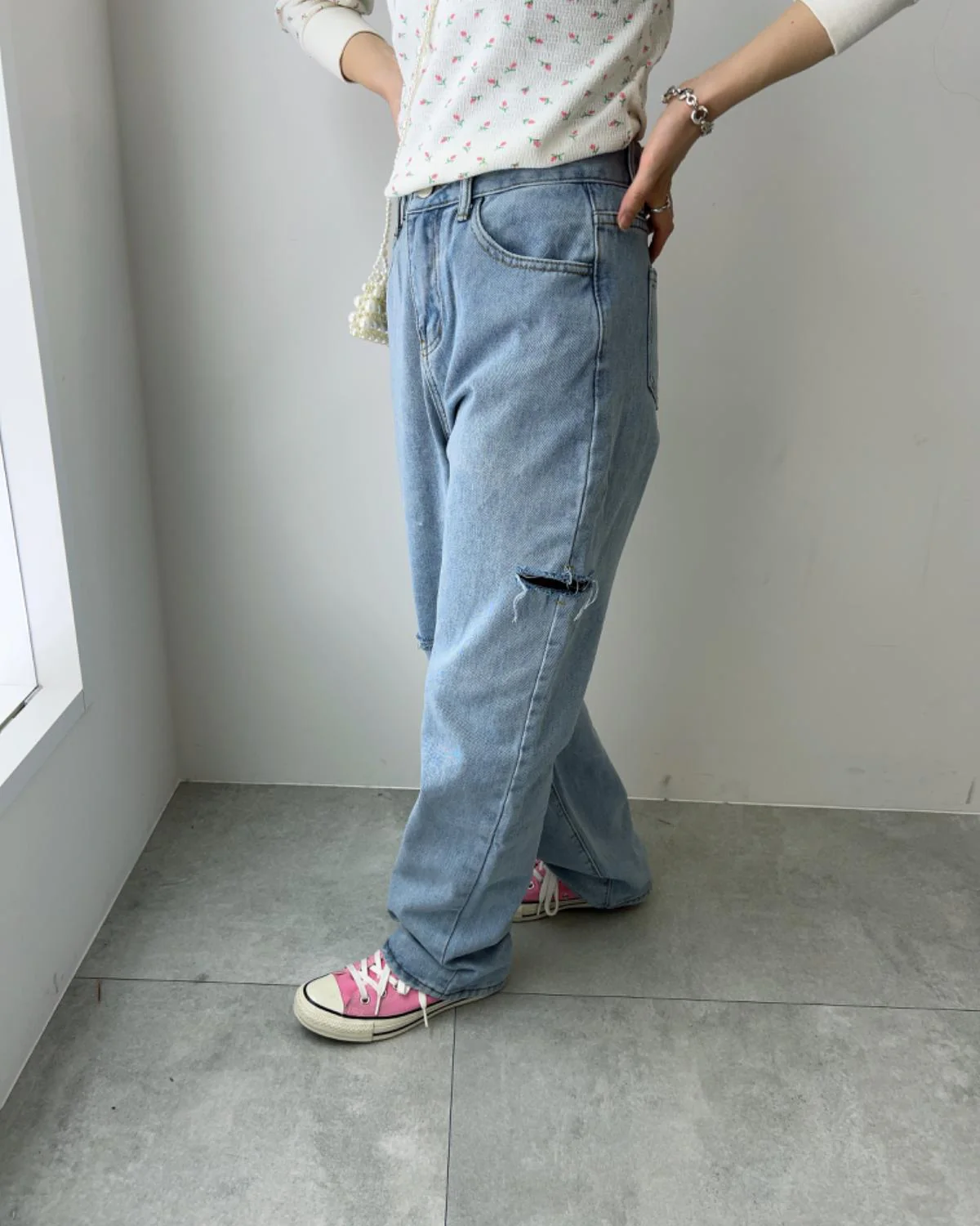 サイドスリットデニムパンツ - Image 5