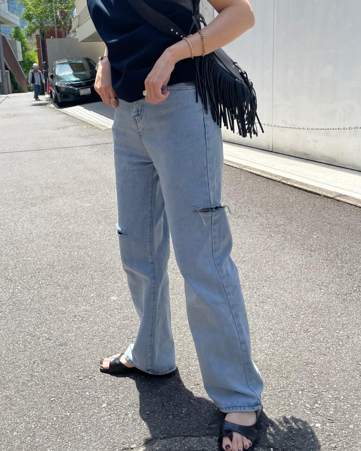 サイドスリットデニムパンツ - Image 6