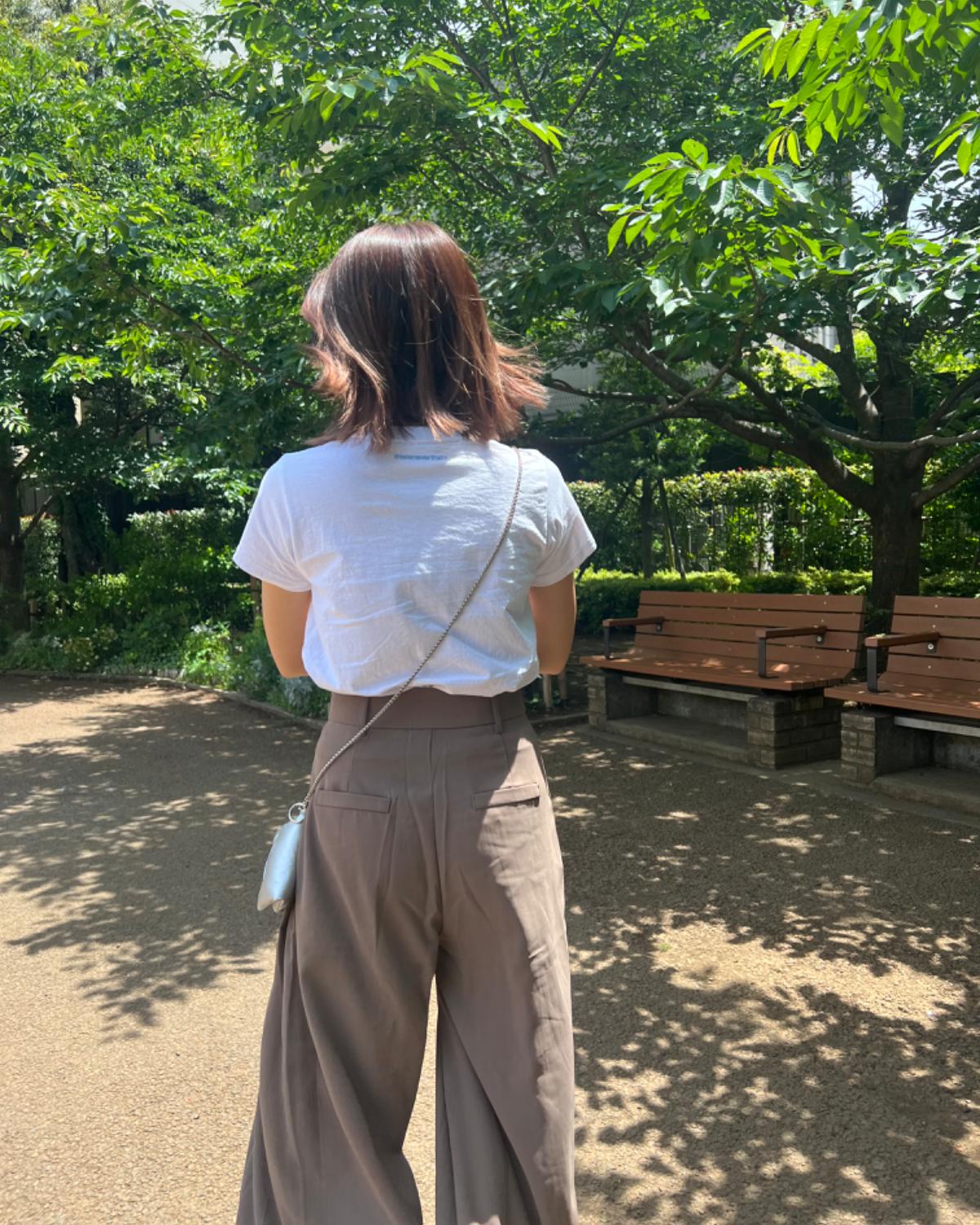 タックワイドフレアパンツ - Image 8