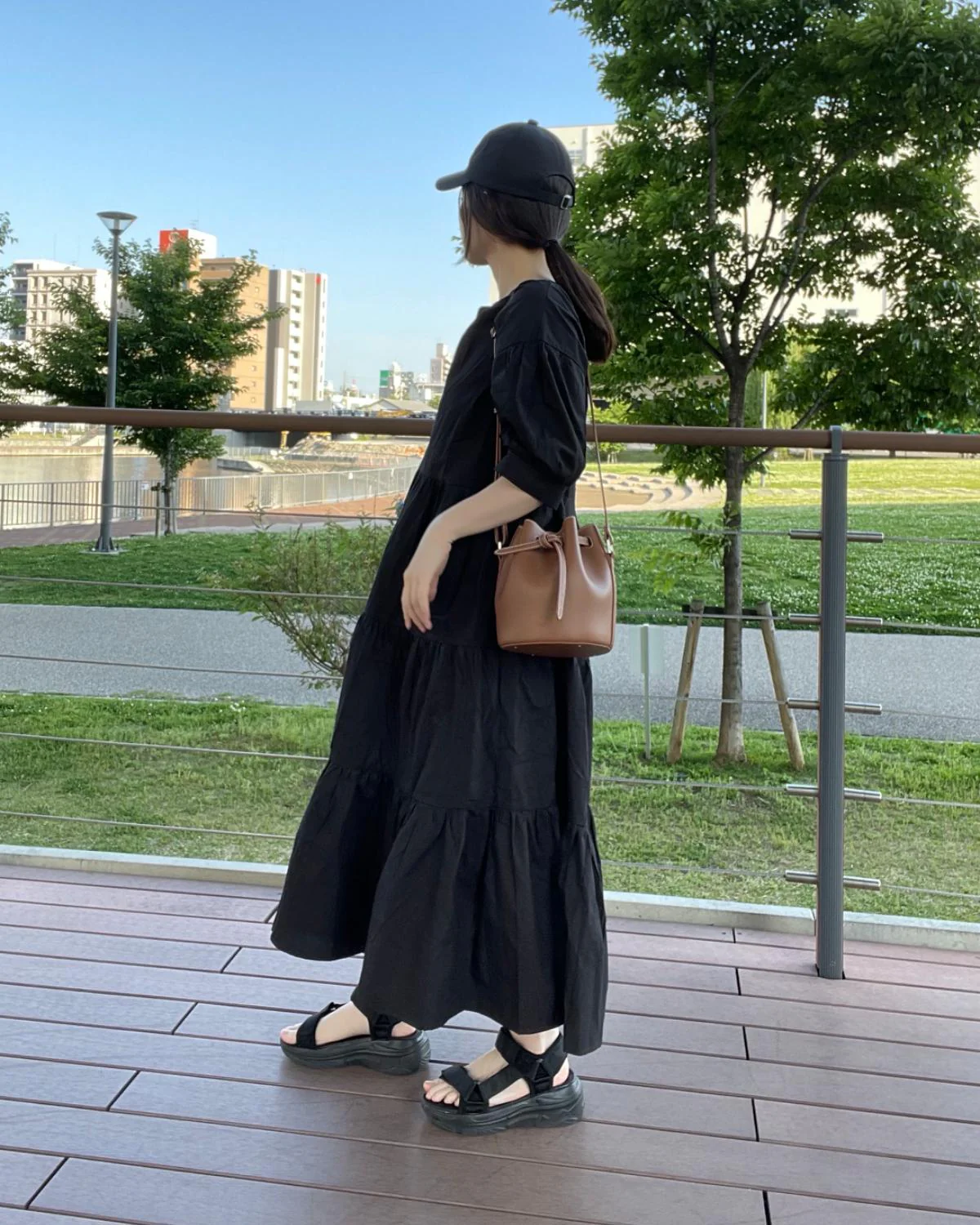 キーネックティアードワンピース - Image 13