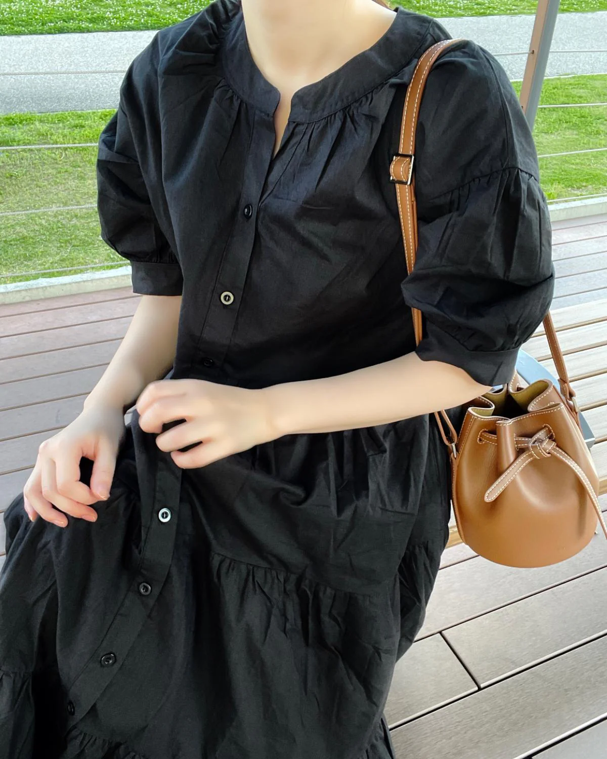 キーネックティアードワンピース - Image 5