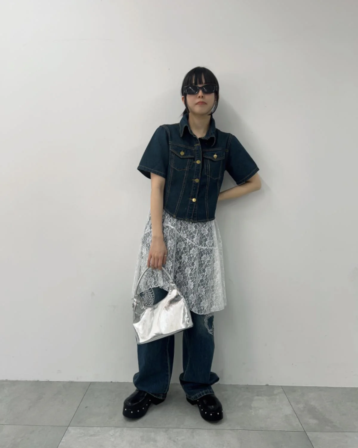 ハーフスリーブデニムジャケット - Image 3
