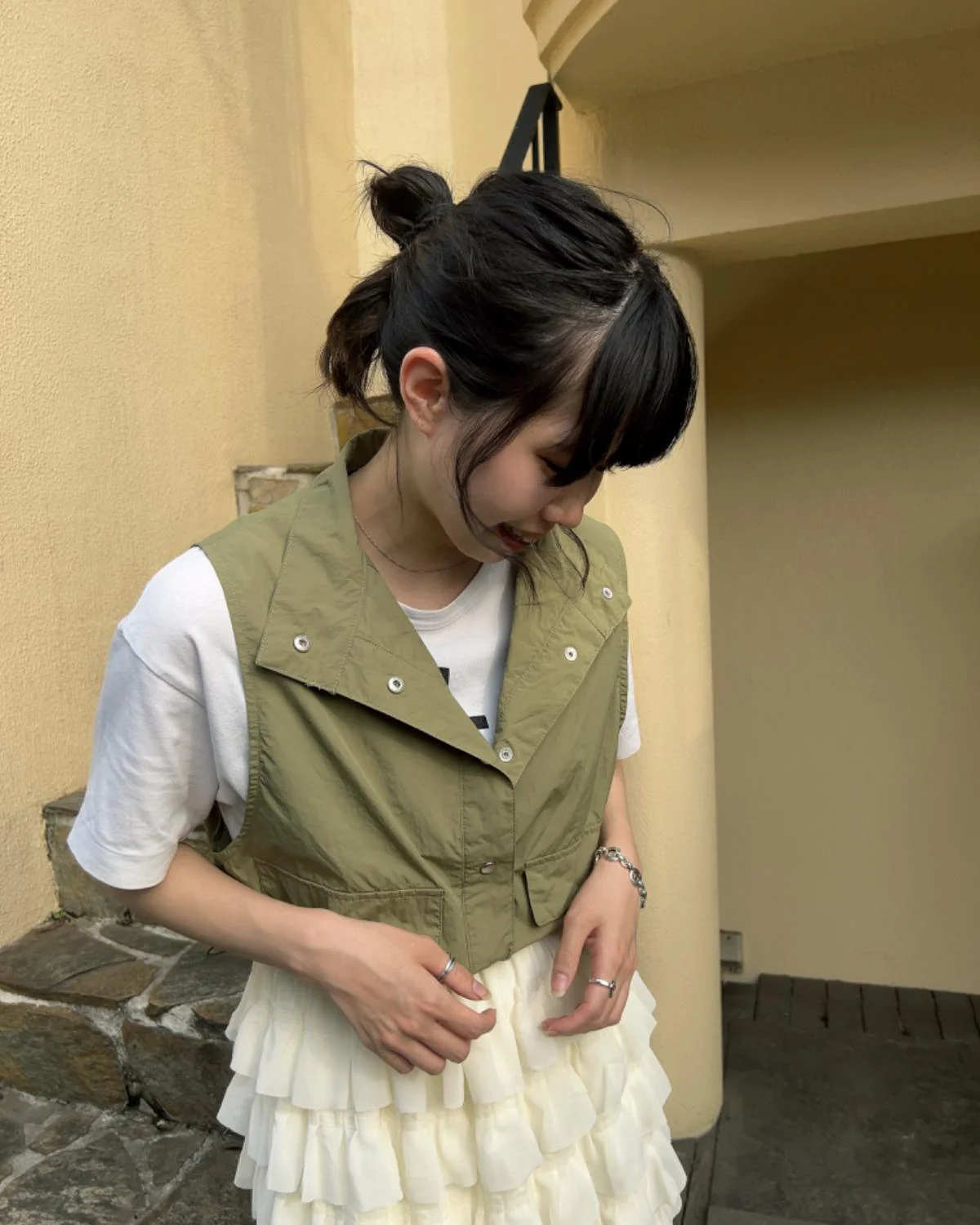 クロップドミリタリーベスト - Image 16