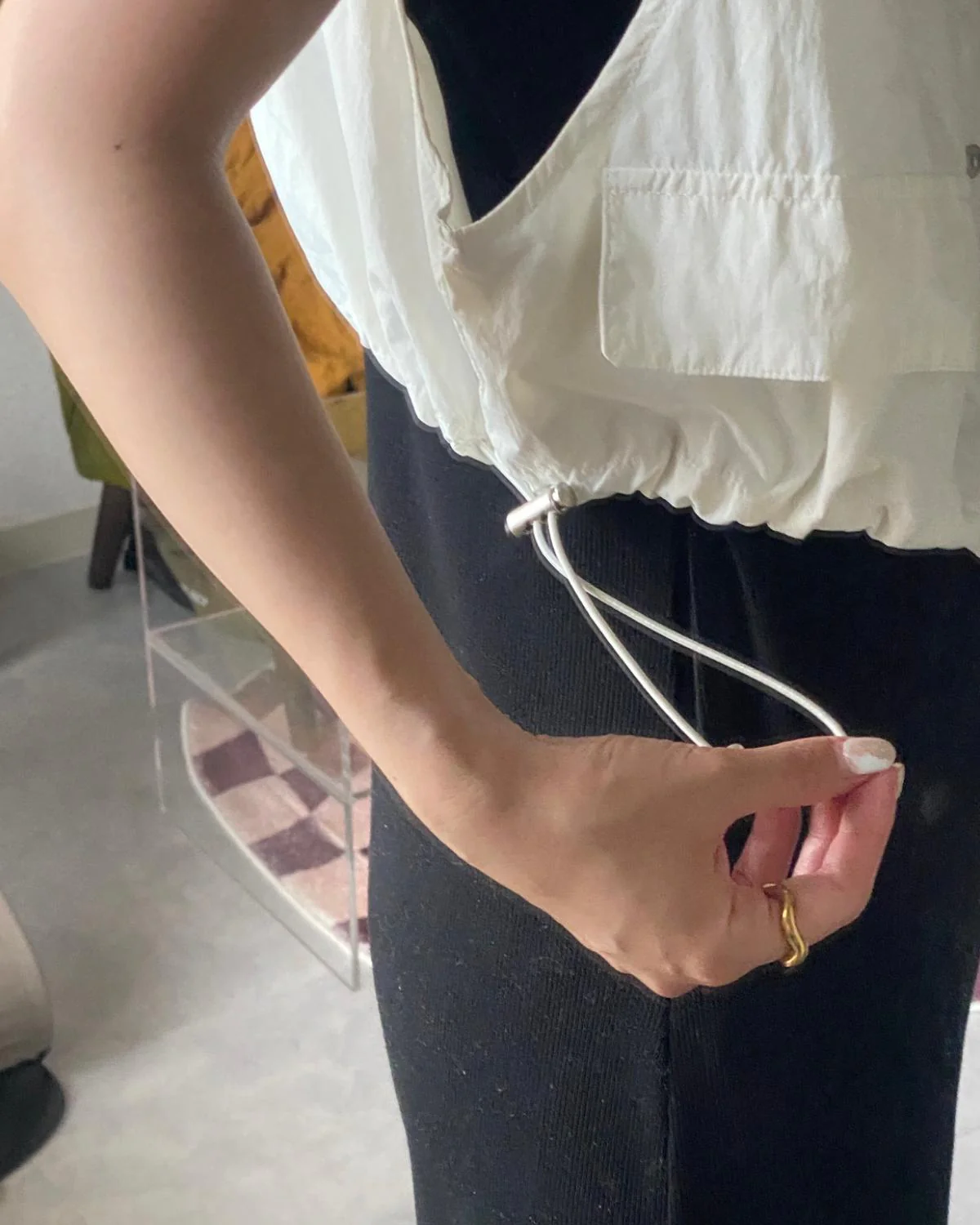 クロップドミリタリーベスト - Image 29